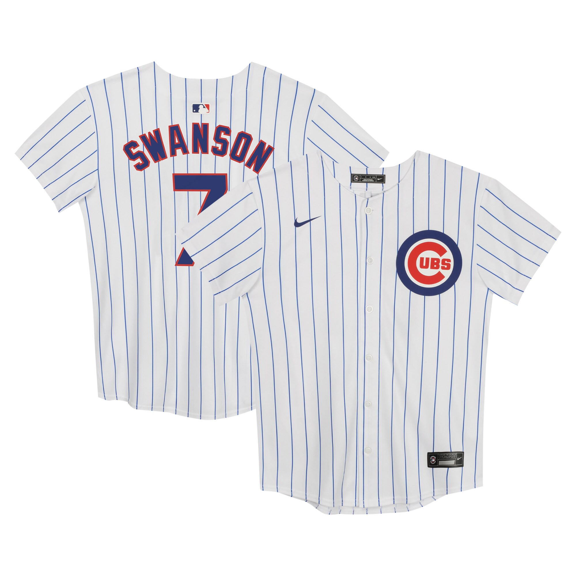 Dansby Swanson Chicago Cubs Preschool Home Game Jersey - White cheap jerseys for sale - CheapJerseys.Shop