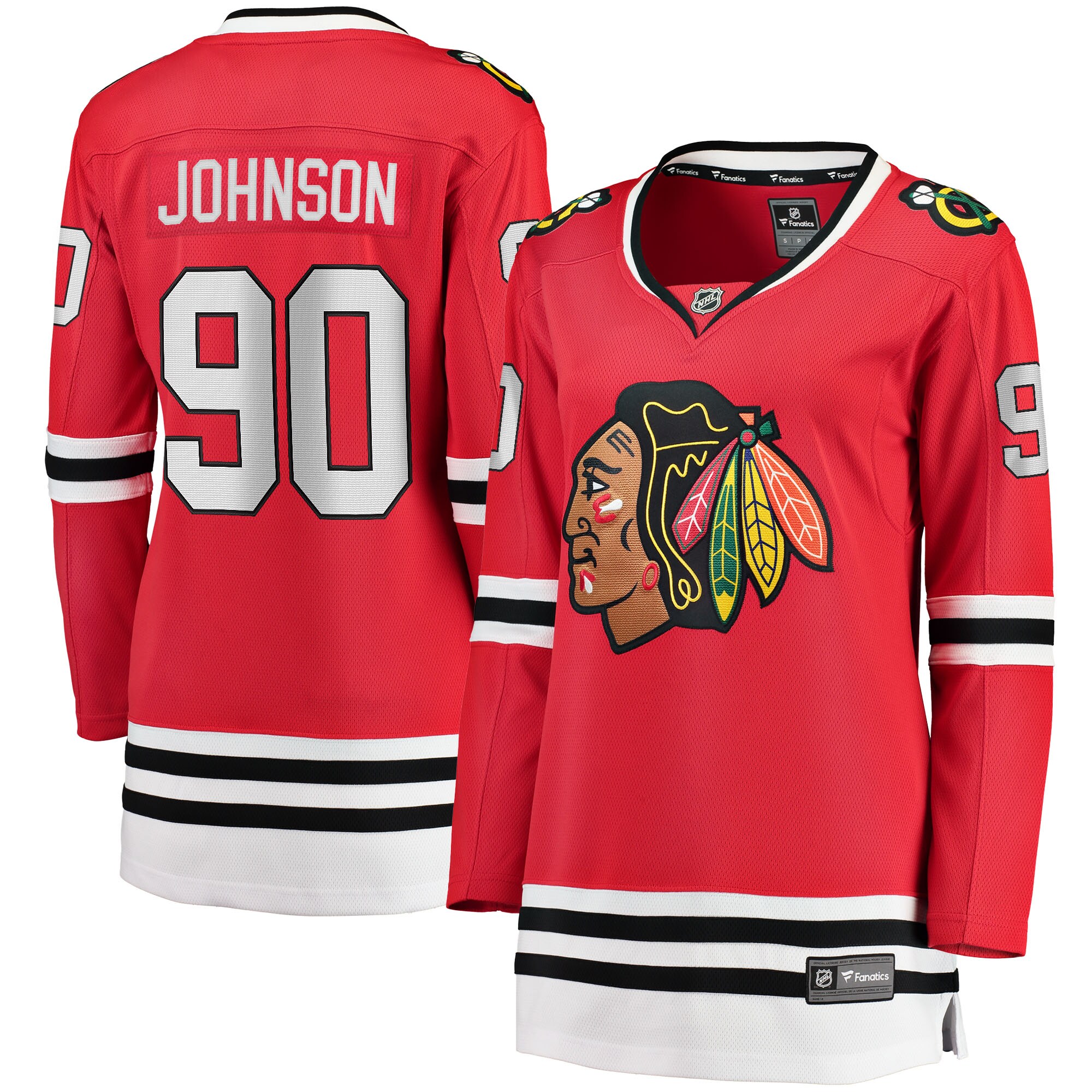 Tyler Johnson Chicago Blackhawks Fanatics Women's Breakaway Player Jersey - Red cheap jerseys for sale - CheapJerseys.Shop