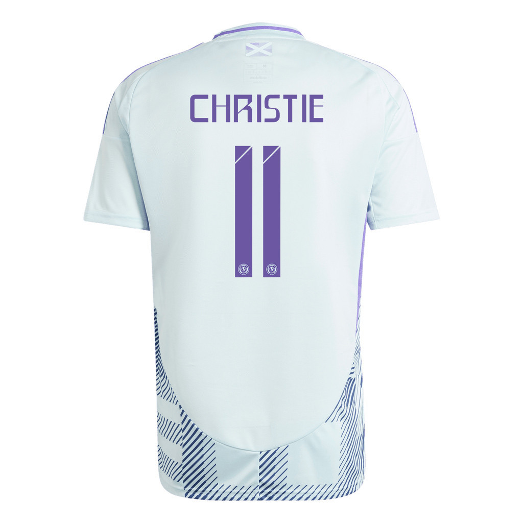 Ryan Christie 11 Scotland National Team 2024 Away Men Jersey - White cheap jerseys for sale - CheapJerseys.Shop
