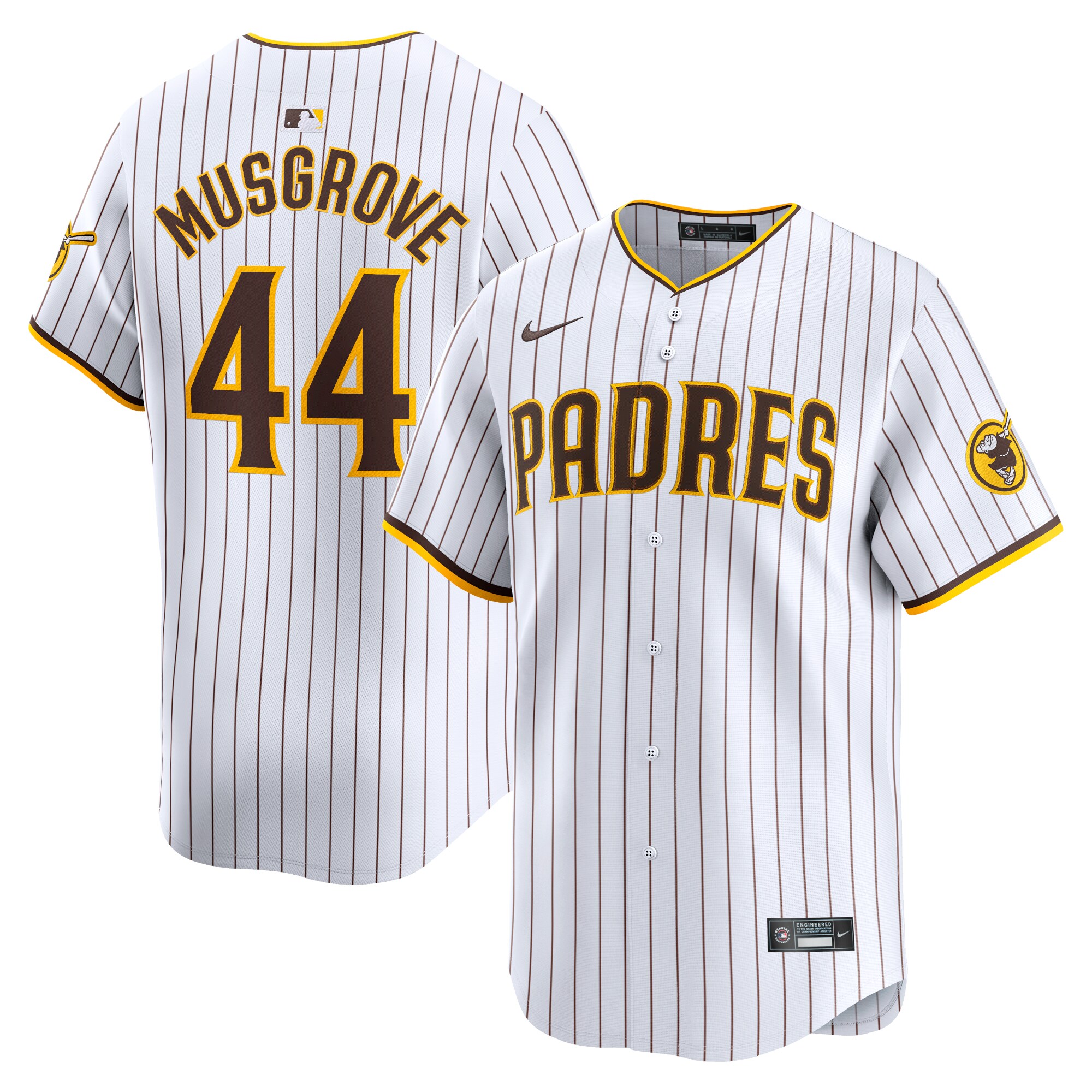 Joe Musgrove San Diego Padres Home Limited Player Jersey - White cheap jerseys for sale - CheapJerseys.Shop