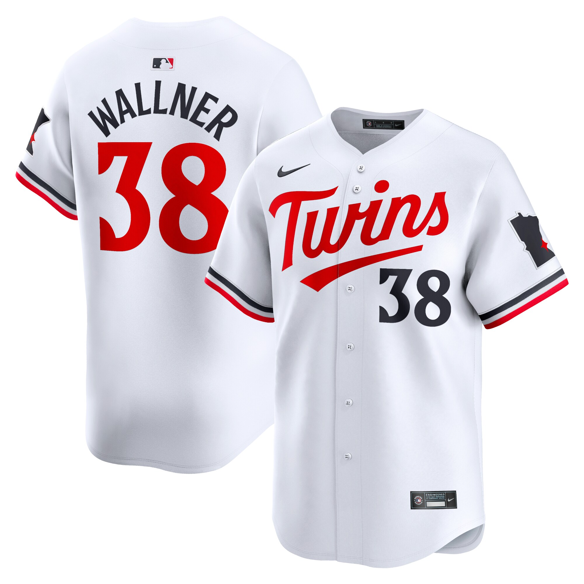 Matt Wallner Minnesota Twins Home Limited Player Jersey - White cheap jerseys for sale - CheapJerseys.Shop