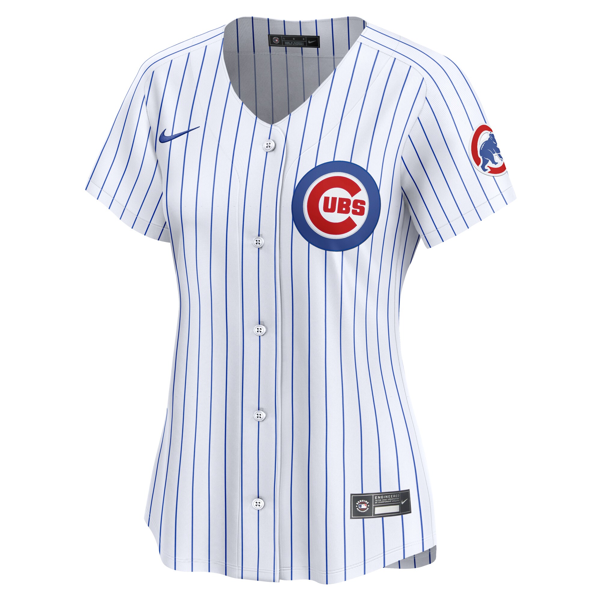 Chicago Cubs Women's #1 Mom Home Limited Jersey - White cheap jerseys for sale - CheapJerseys.Shop