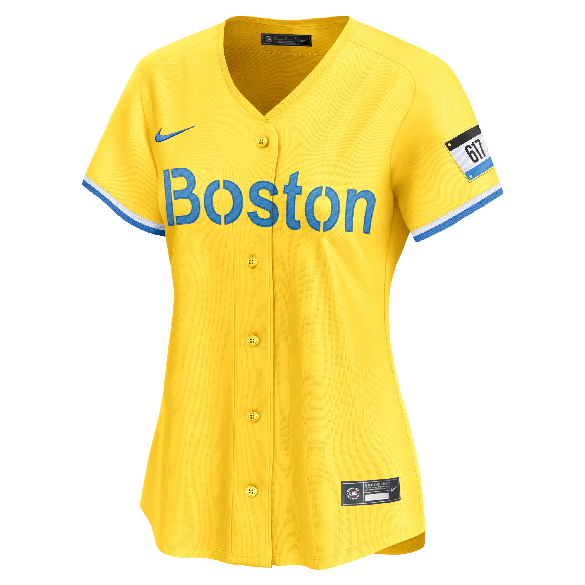 Rafael Devers Boston Red Sox Women's City Connect Limited Player Jersey - Gold cheap jerseys for sale - CheapJerseys.Shop