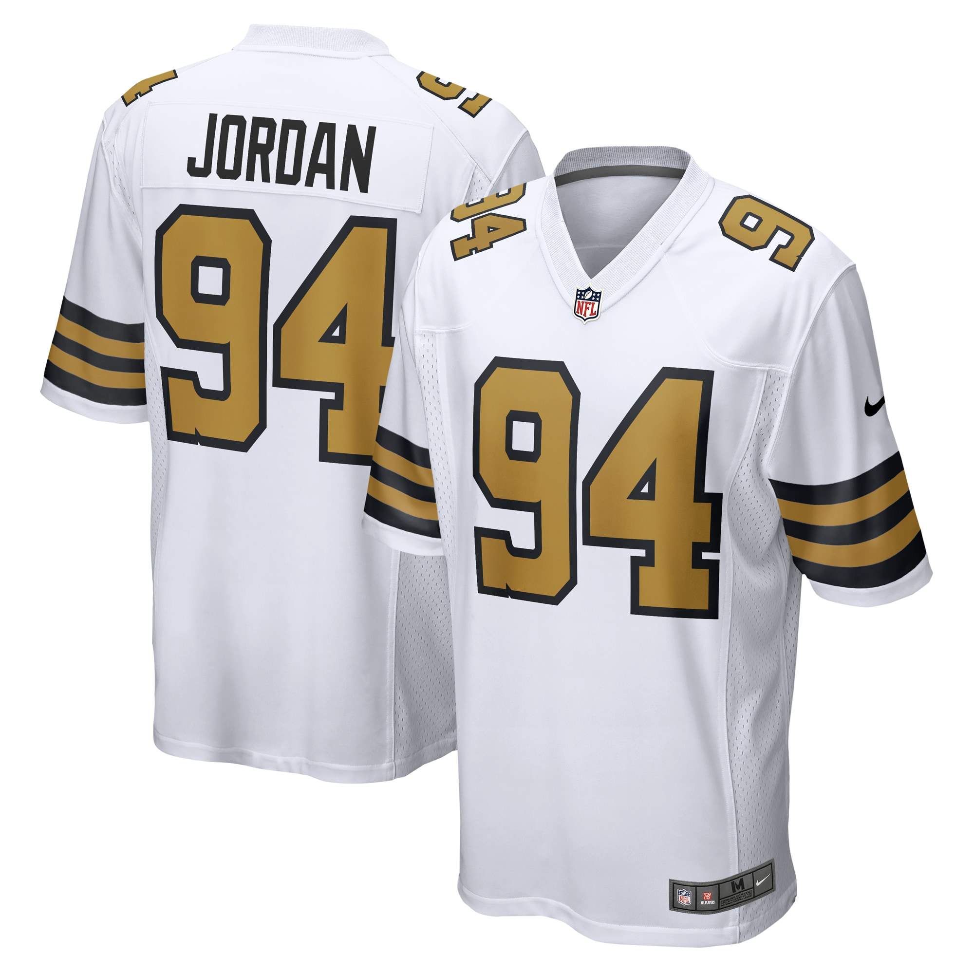 Cameron Jordan New Orleans Saints Alternate Game Jersey - White cheap jerseys for sale - CheapJerseys.Shop