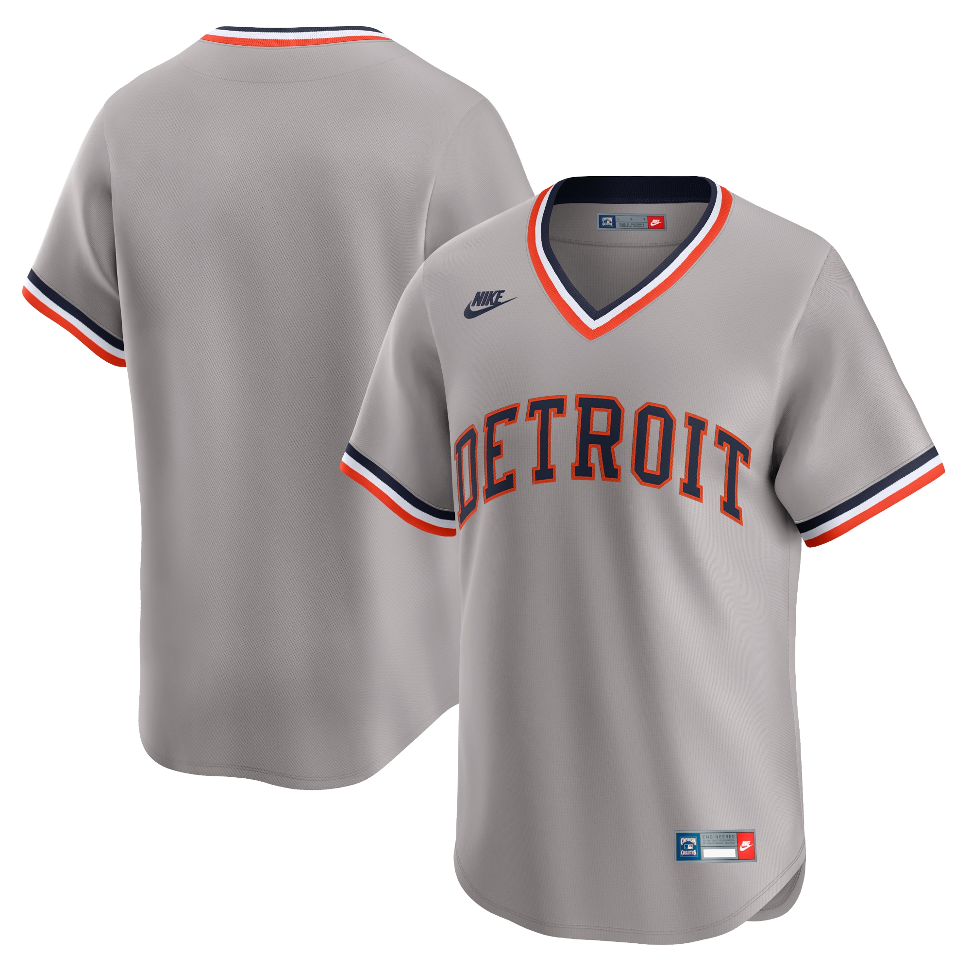 Detroit Tigers Cooperstown Collection Limited Jersey - Gray cheap jerseys for sale - CheapJerseys.Shop