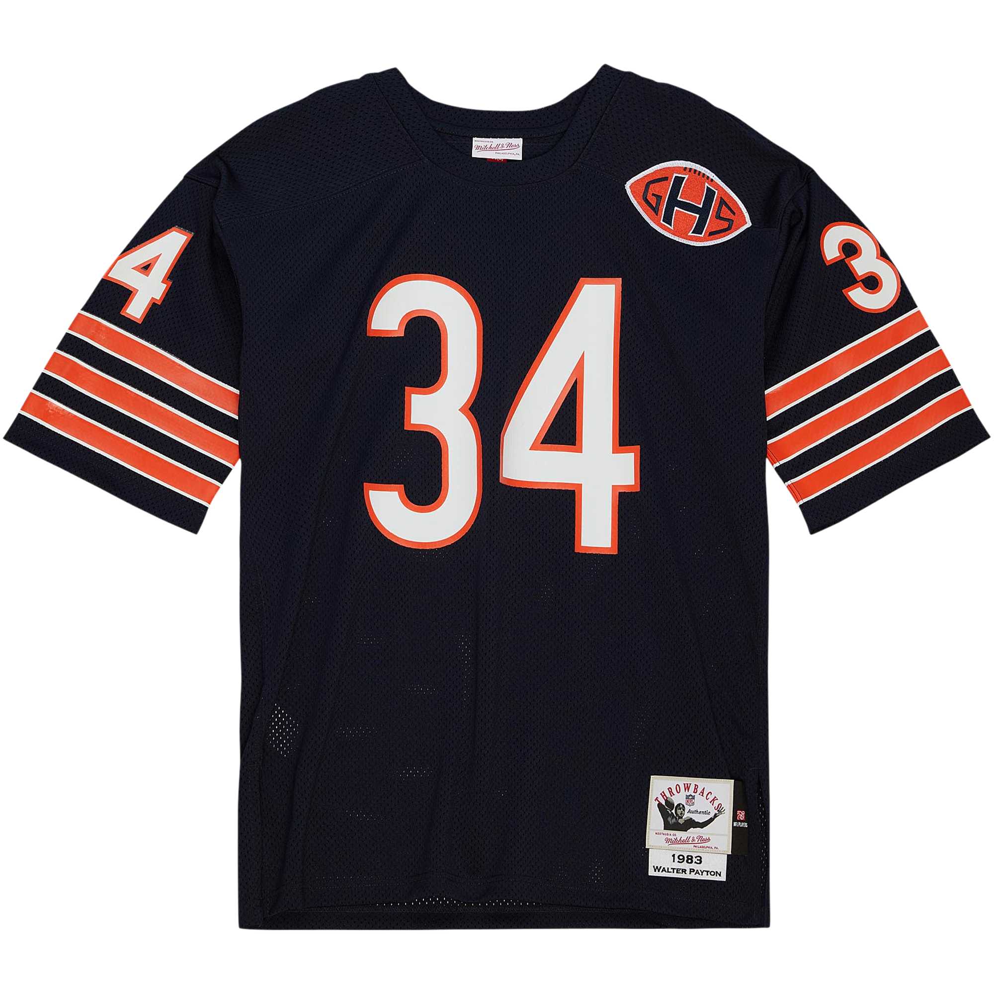 Walter Payton Chicago Bears 1983 Mitchell & Ness Authentic Throwback Retired Player Jersey - Navy cheap jerseys for sale - CheapJerseys.Shop