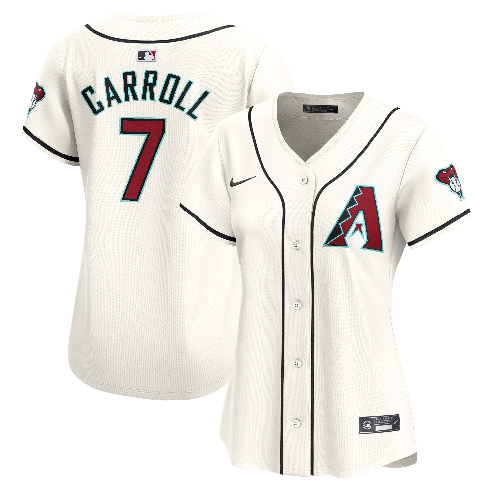 Corbin Carroll Arizona Diamondbacks Women's Home Limited Player Jersey\u00c2\u00a0\u00e2\u20ac\u201c White cheap jerseys for sale - CheapJerseys.Shop