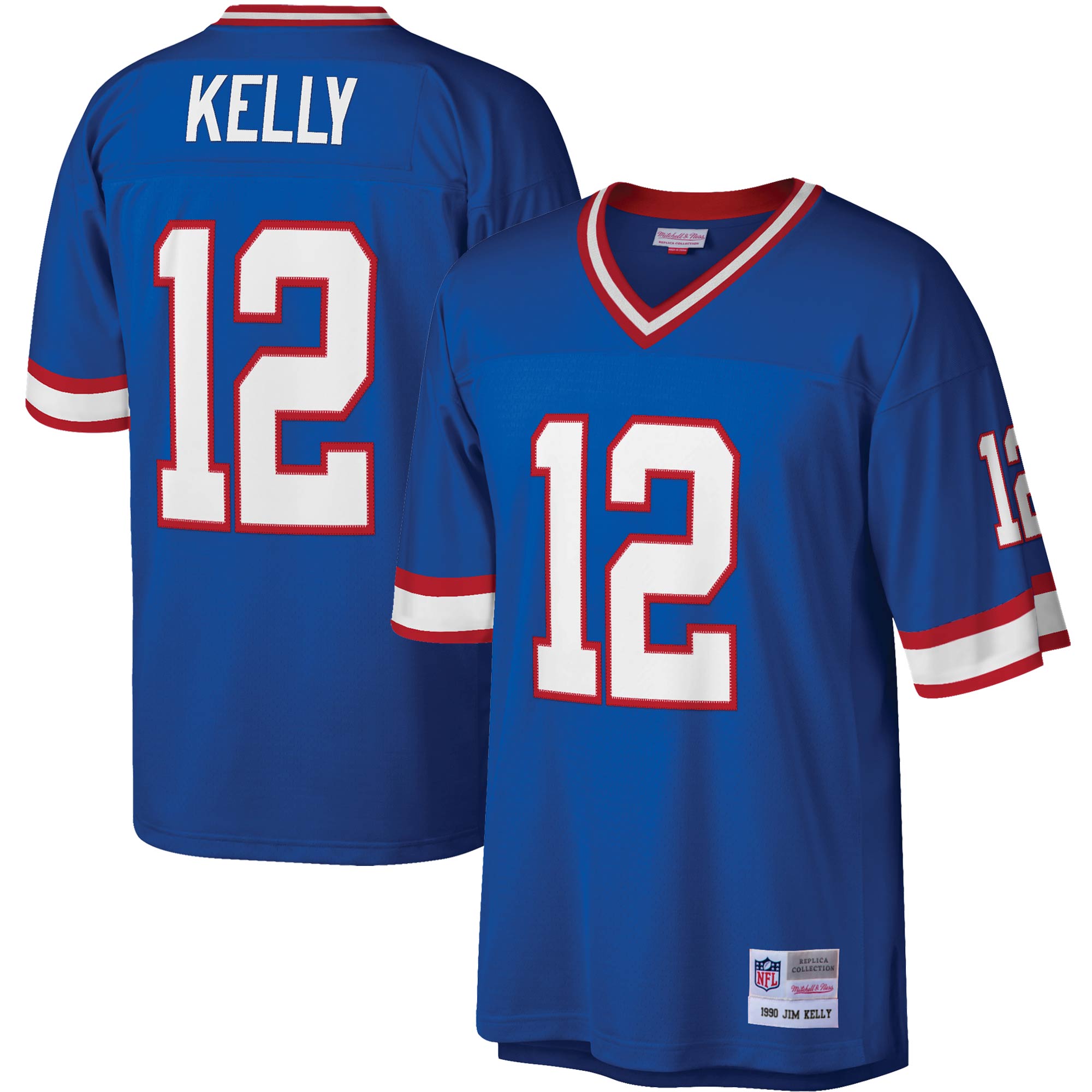 Jim Kelly Buffalo Bills Mitchell & Ness Legacy Replica Jersey - Royal cheap jerseys for sale - CheapJerseys.Shop