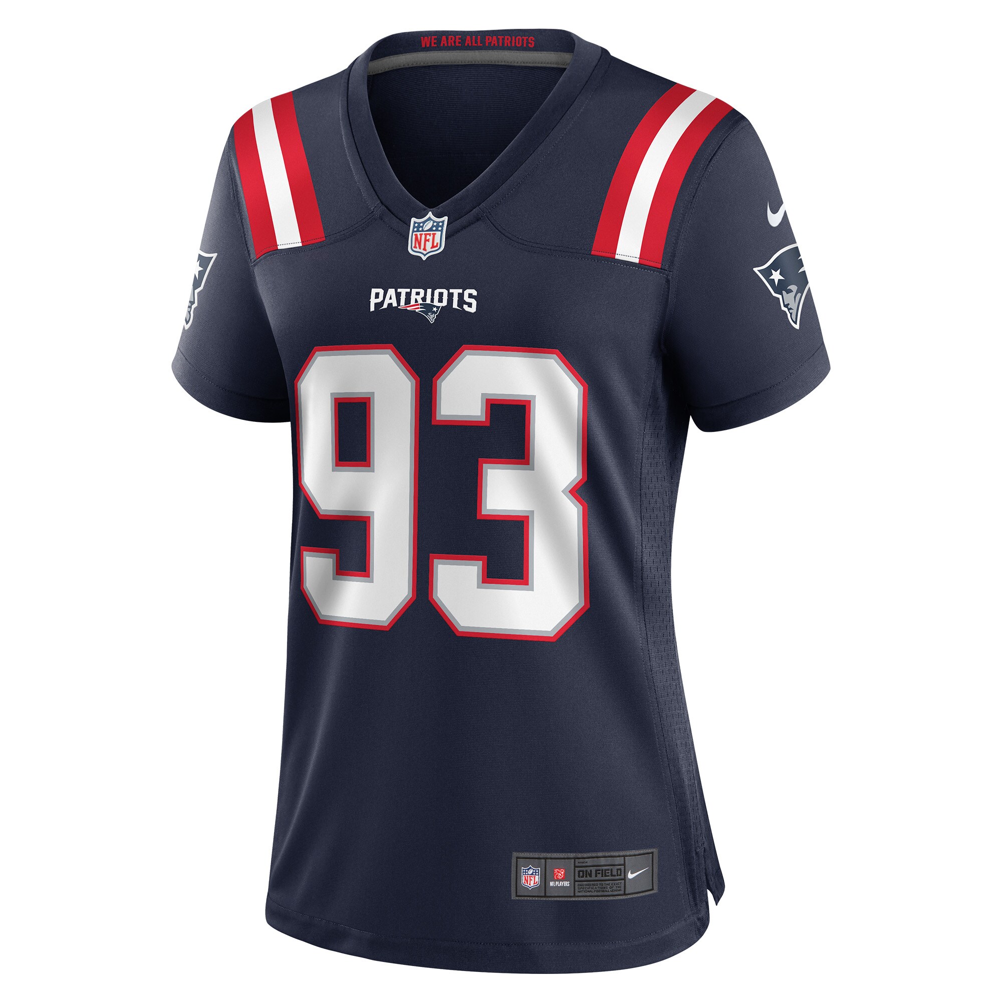 Richard Seymour New England Patriots Women's Retired Player Game Jersey - Navy cheap jerseys for sale - CheapJerseys.Shop