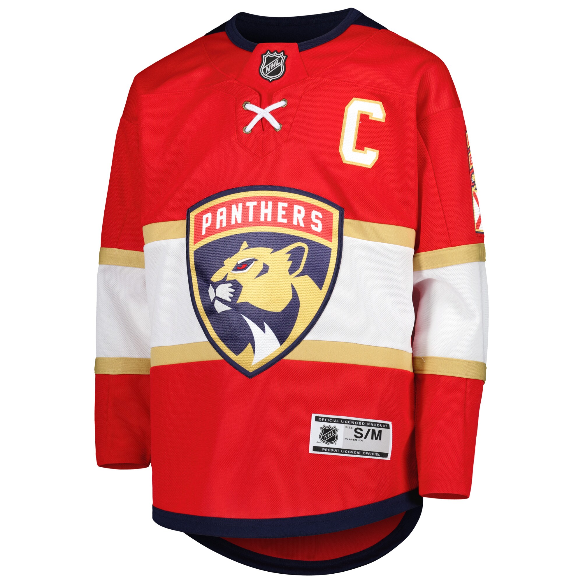 Aleksander Barkov Florida Panthers Youth Home Premier Player Jersey - Red cheap jerseys for sale - CheapJerseys.Shop