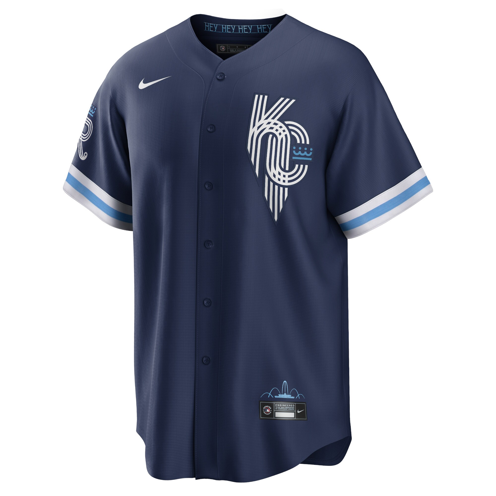 Bobby Witt Jr. Kansas City Royals City Connect Replica Player Jersey - Navy cheap jerseys for sale - CheapJerseys.Shop
