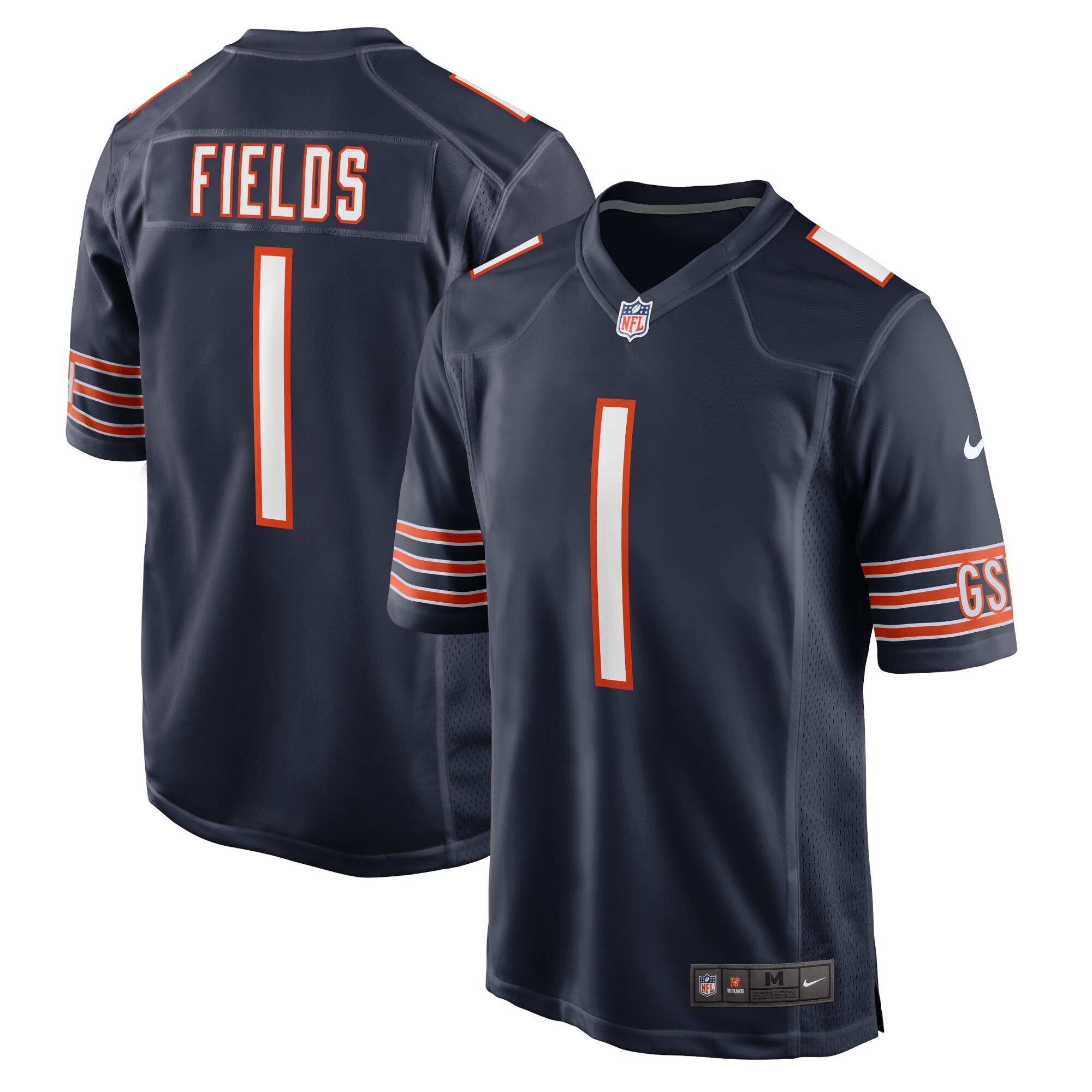 Justin Fields Chicago Bears Player Game Jersey - Navy cheap jerseys for sale - CheapJerseys.Shop
