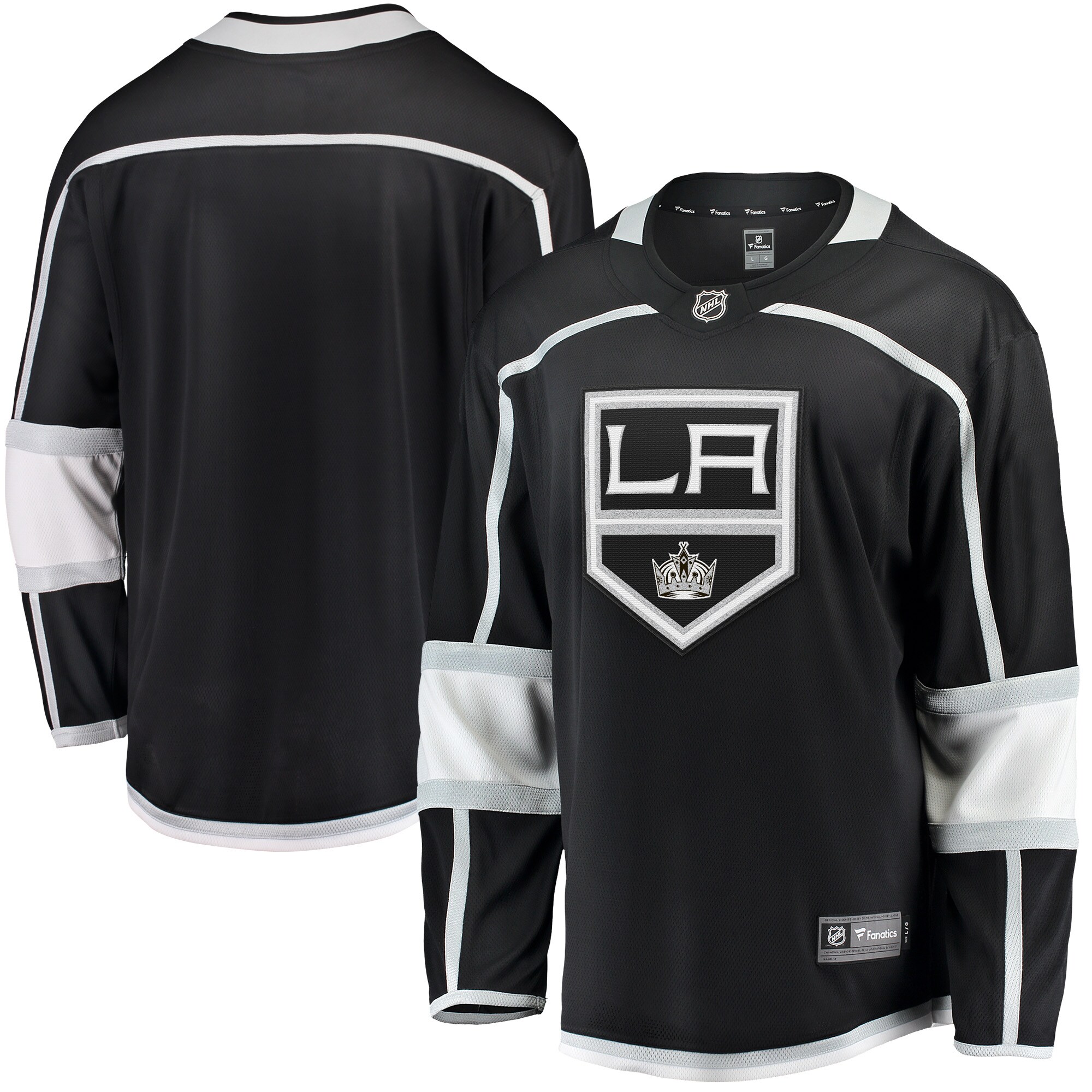Los Angeles Kings Fanatics Home Breakaway Jersey - Black cheap jerseys for sale - CheapJerseys.Shop