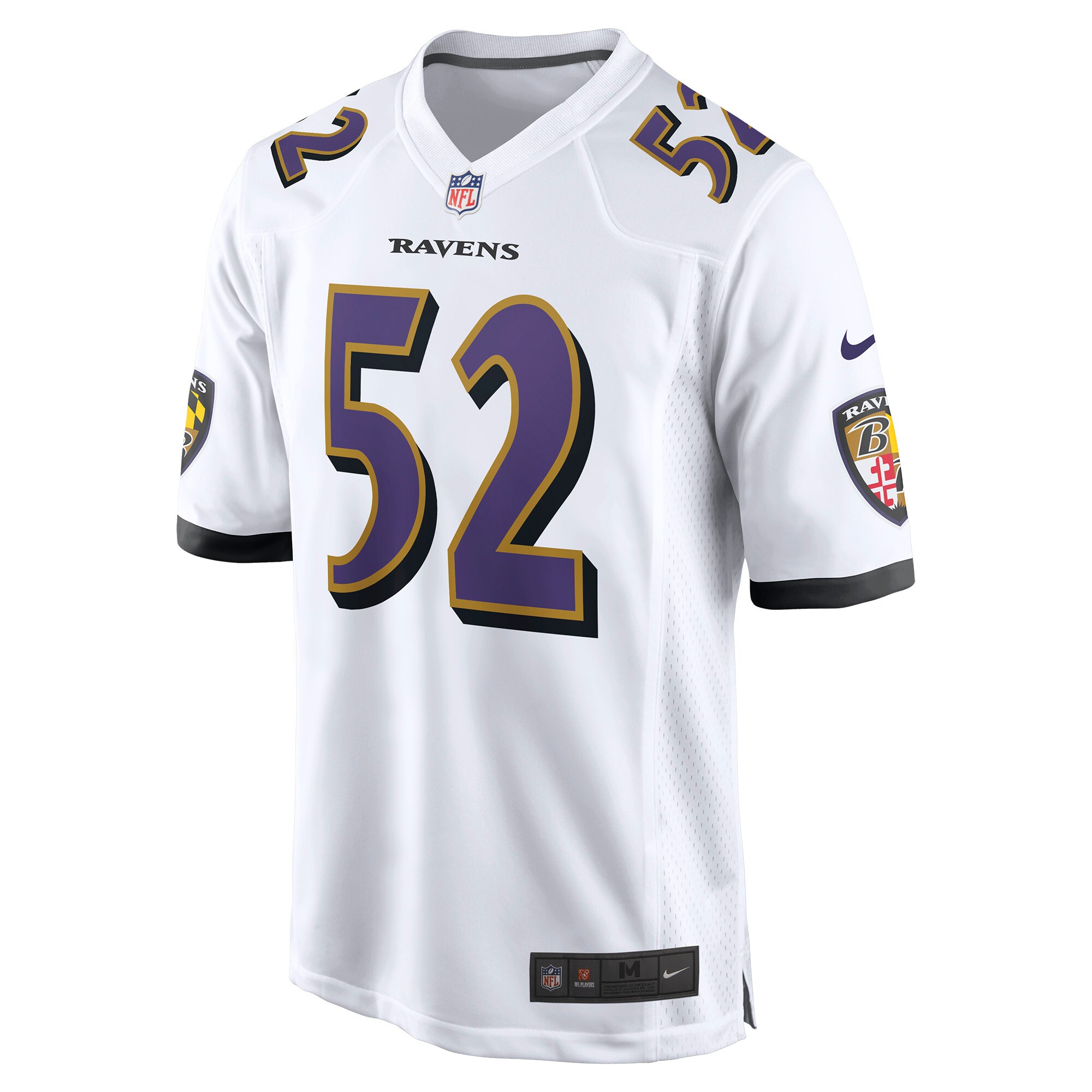 Ray Lewis Baltimore Ravens Retired Player Game Jersey - White cheap jerseys for sale - CheapJerseys.Shop
