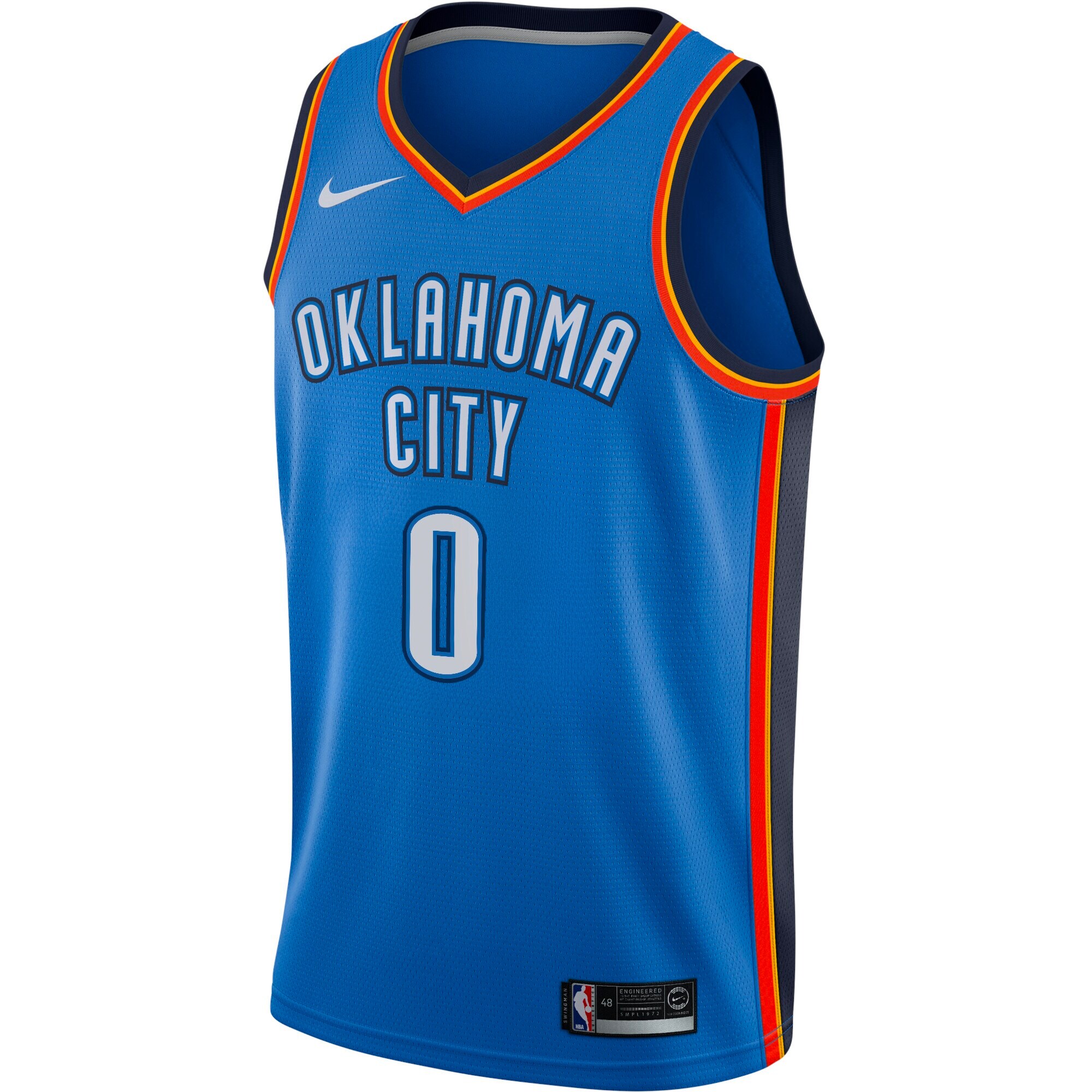 Russell Westbrook Oklahoma City Thunder Swingman Player Jersey - Icon Edition - Blue cheap jerseys for sale - CheapJerseys.Shop