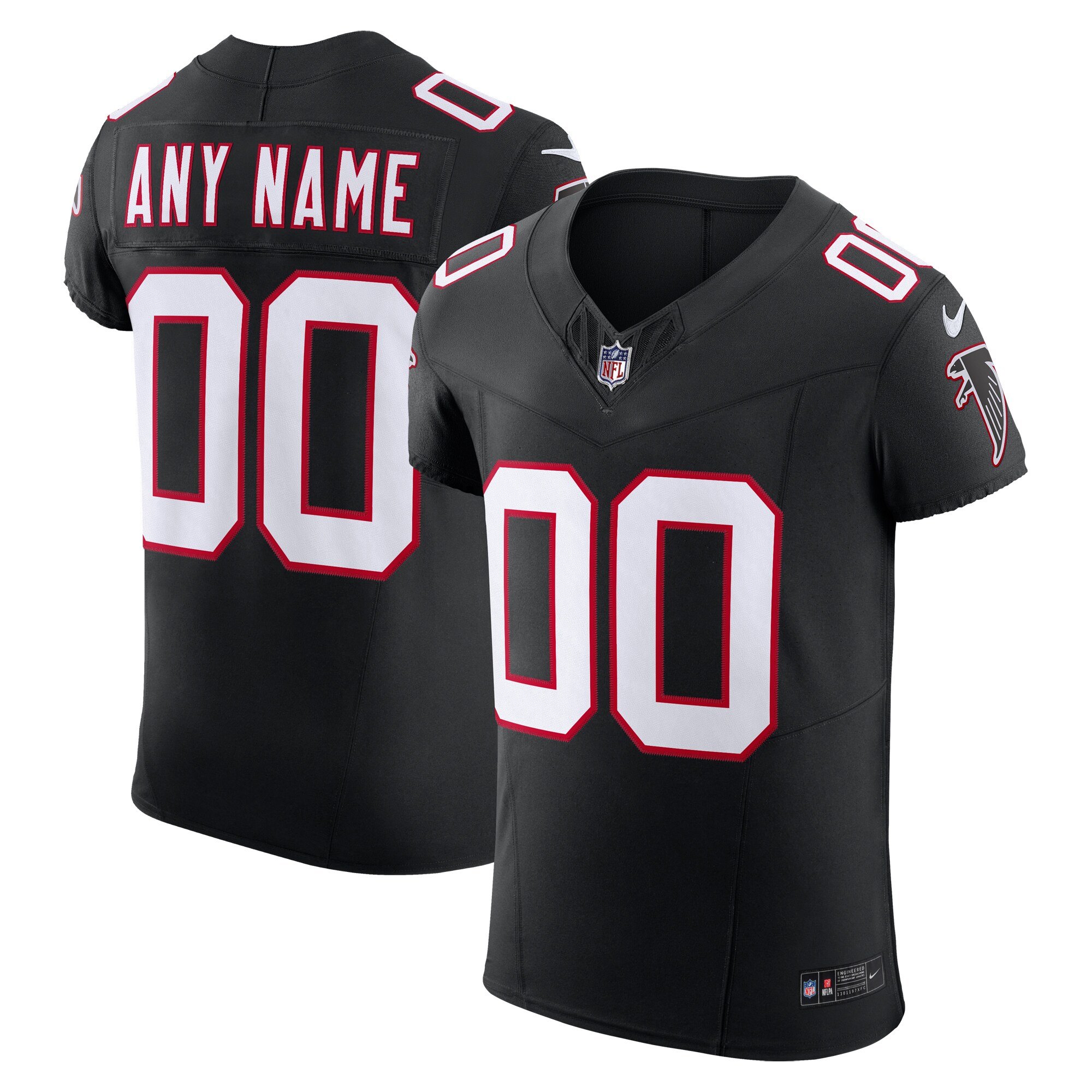 Atlanta Falcons Vapor F.U.S.E. Elite Custom Jersey - Black cheap jerseys for sale - CheapJerseys.Shop