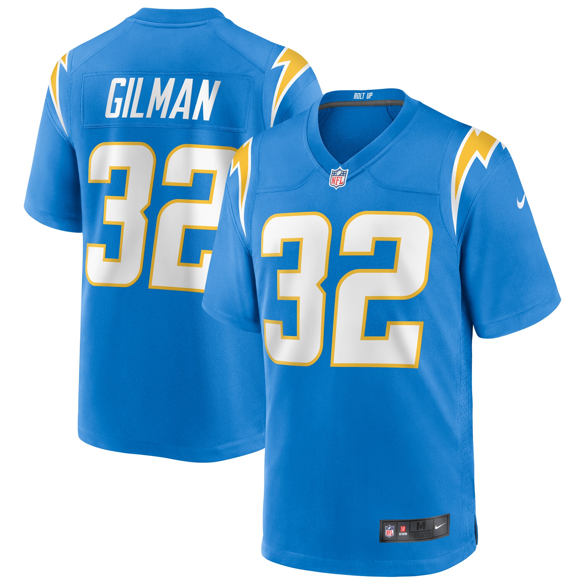 Alohi Gilman Los Angeles Chargers Game Jersey - Powder Blue cheap jerseys for sale - CheapJerseys.Shop