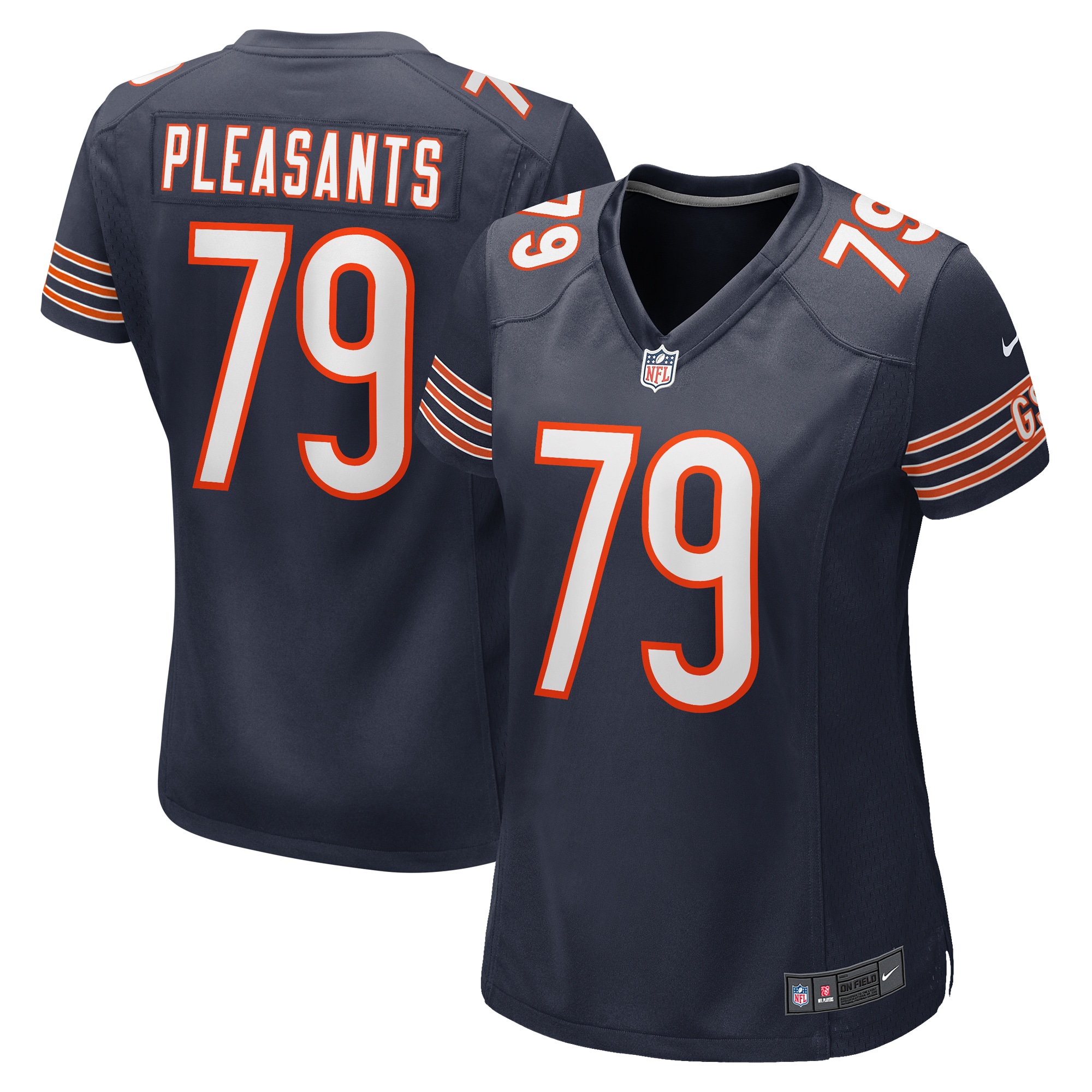 Austen Pleasants Chicago Bears Women's Game Jersey - Navy cheap jerseys for sale - CheapJerseys.Shop