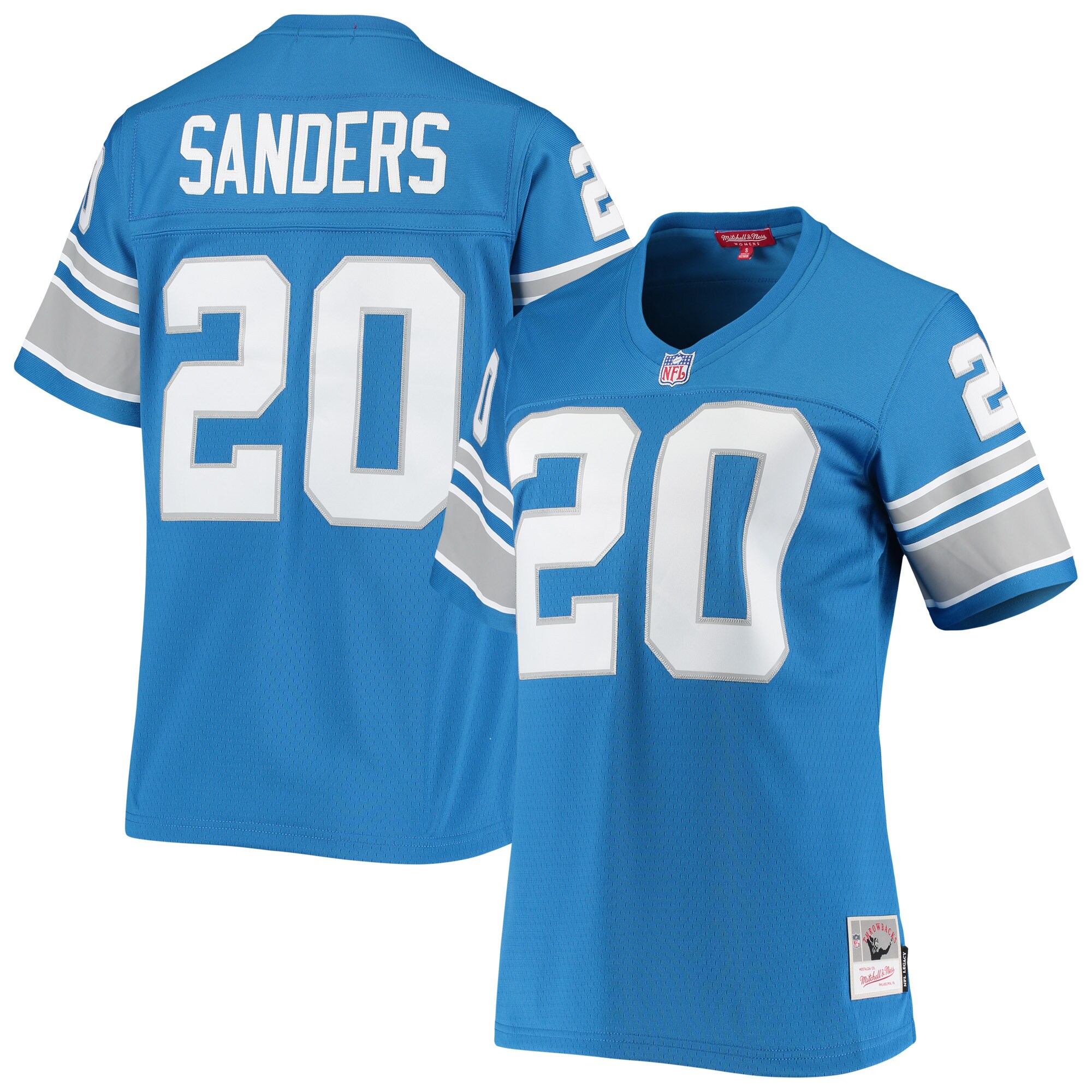 Barry Sanders Detroit Lions Mitchell & Ness Women's 1996 Legacy Replica Jersey - Blue cheap jerseys for sale - CheapJerseys.Shop