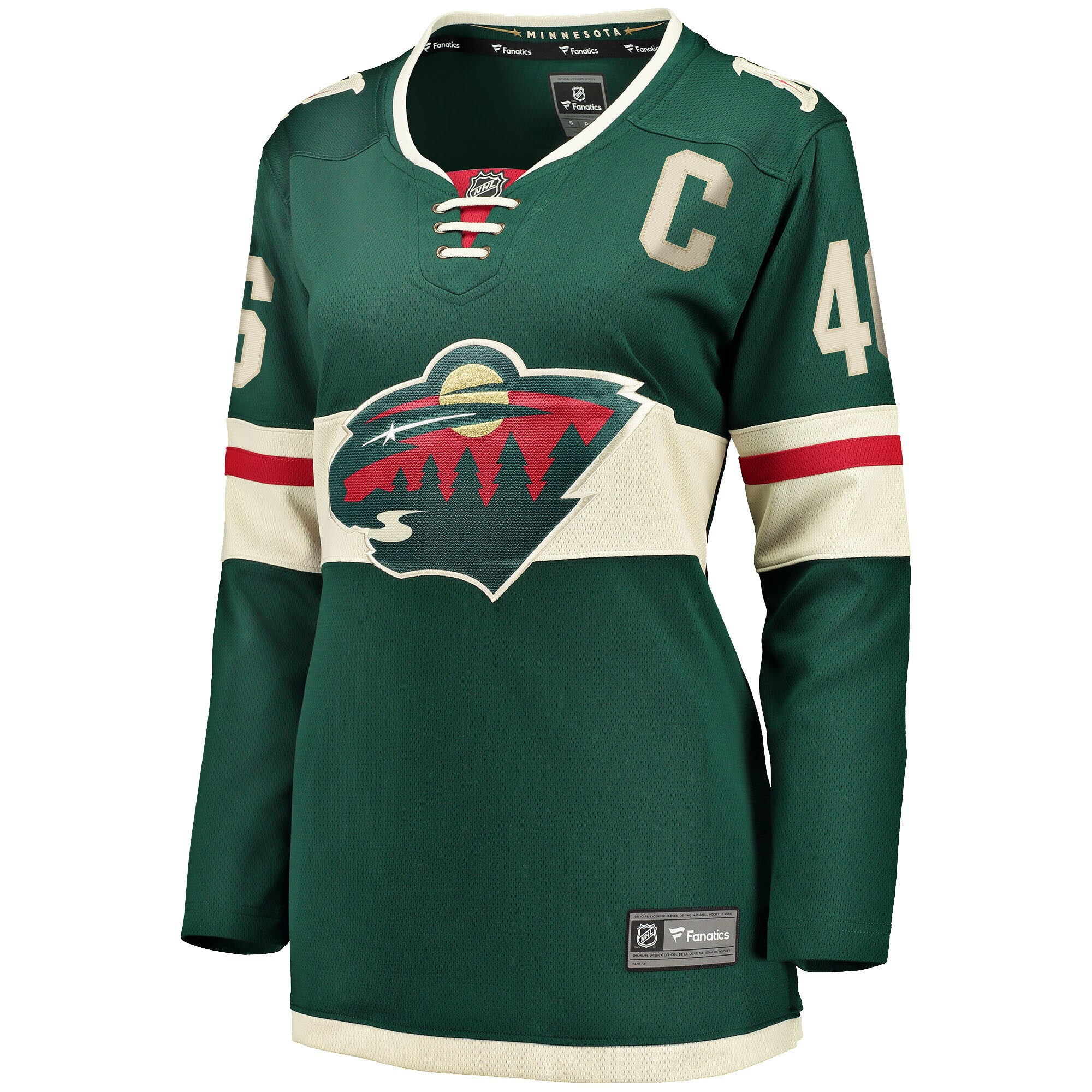 Jared Spurgeon Minnesota Wild Women's Home Breakaway Player Jersey - Green cheap jerseys for sale - CheapJerseys.Shop