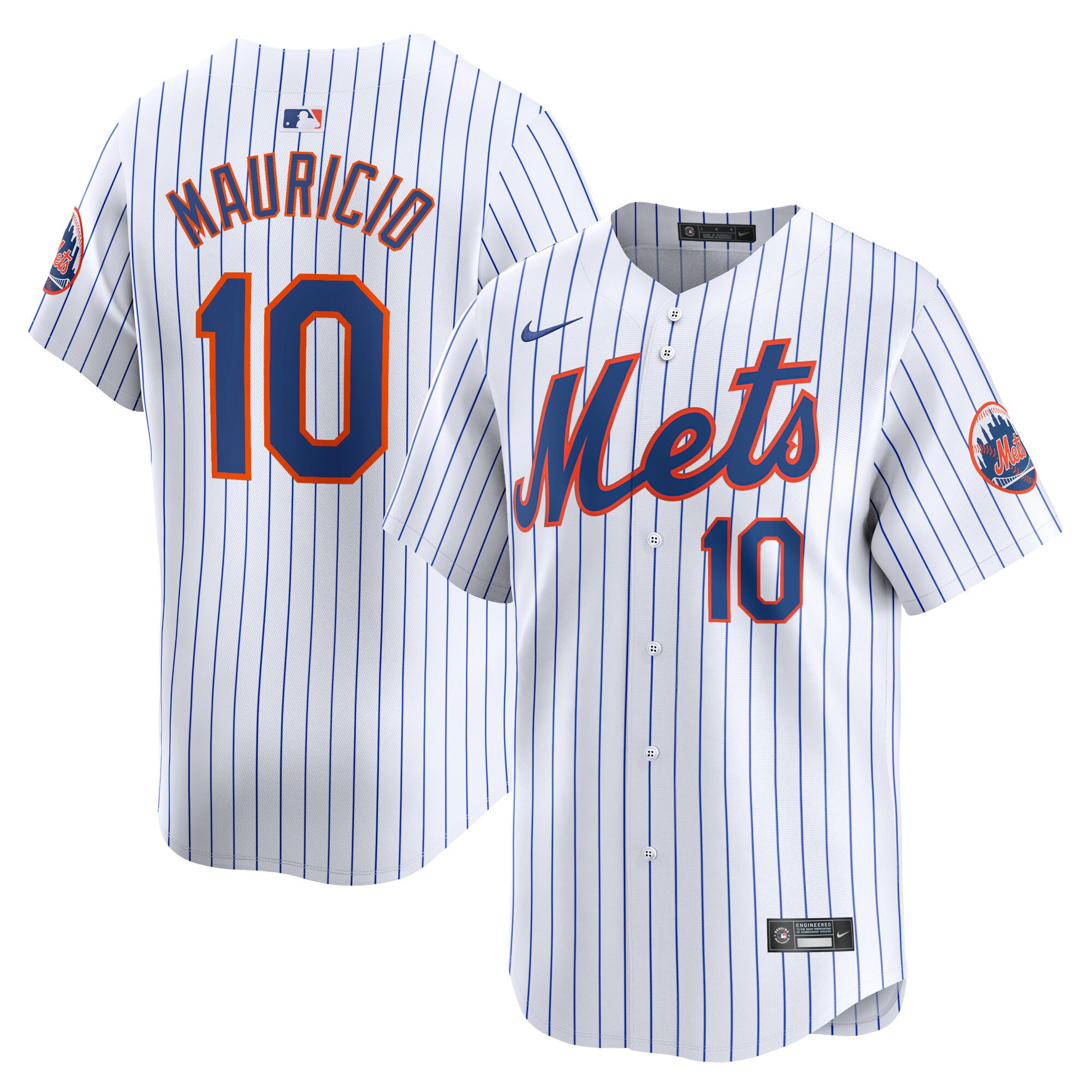 Ronny Mauricio New York Mets Home Limited Player Jersey - White cheap jerseys for sale - CheapJerseys.Shop