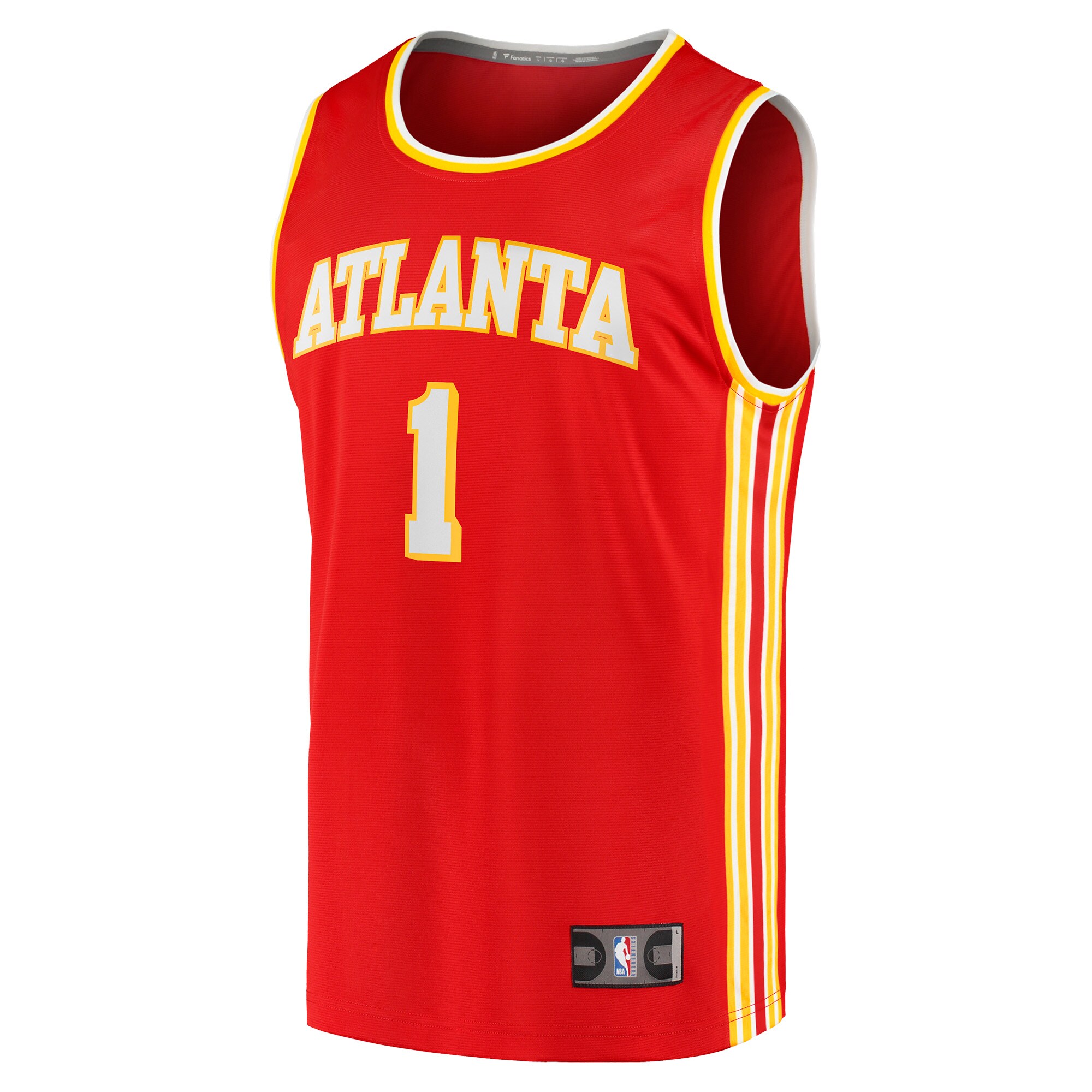 Jalen Johnson Atlanta Hawks Fanatics Youth Fast Break Replica Jersey - Icon Edition - Red cheap jerseys for sale - CheapJerseys.Shop