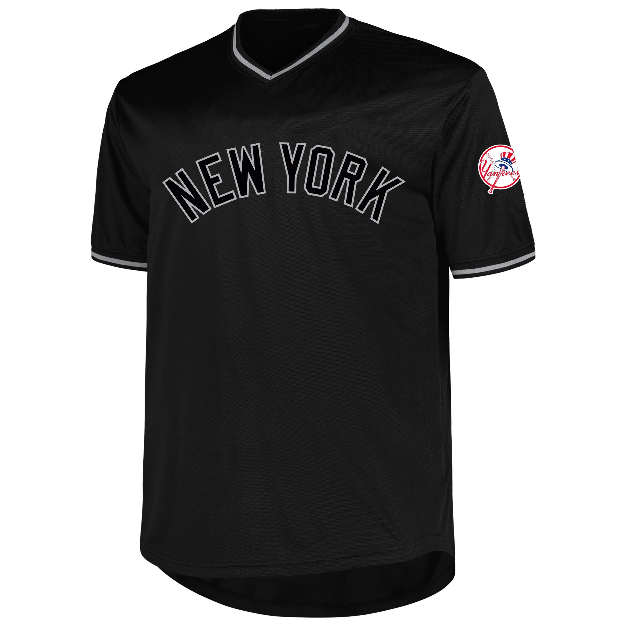 Derek Jeter New York Yankees Profile Big & Tall Pop Fashion Player Jersey - Black cheap jerseys for sale - CheapJerseys.Shop