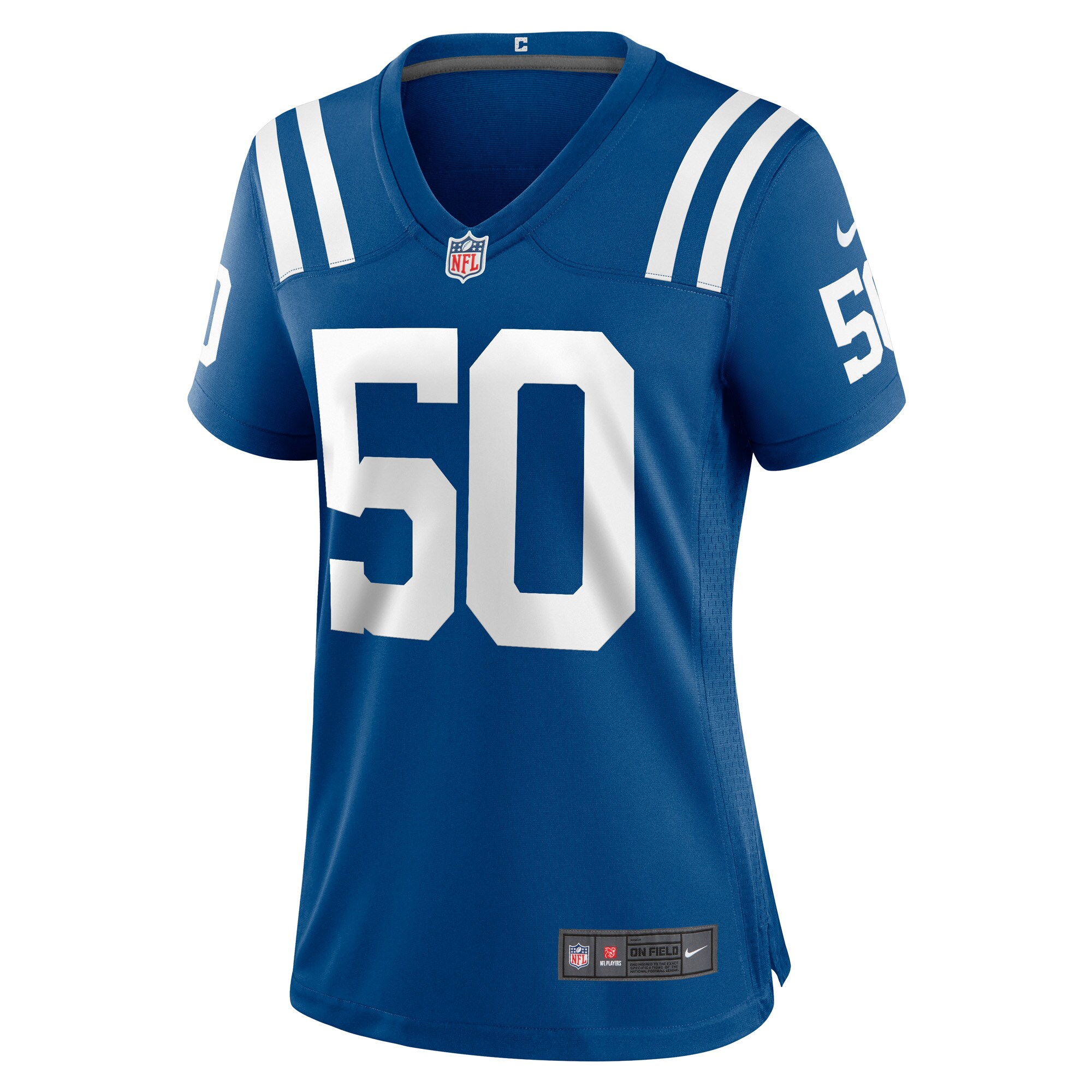 Segun Olubi Indianapolis Colts Women's Game Player Jersey - Royal cheap jerseys for sale - CheapJerseys.Shop