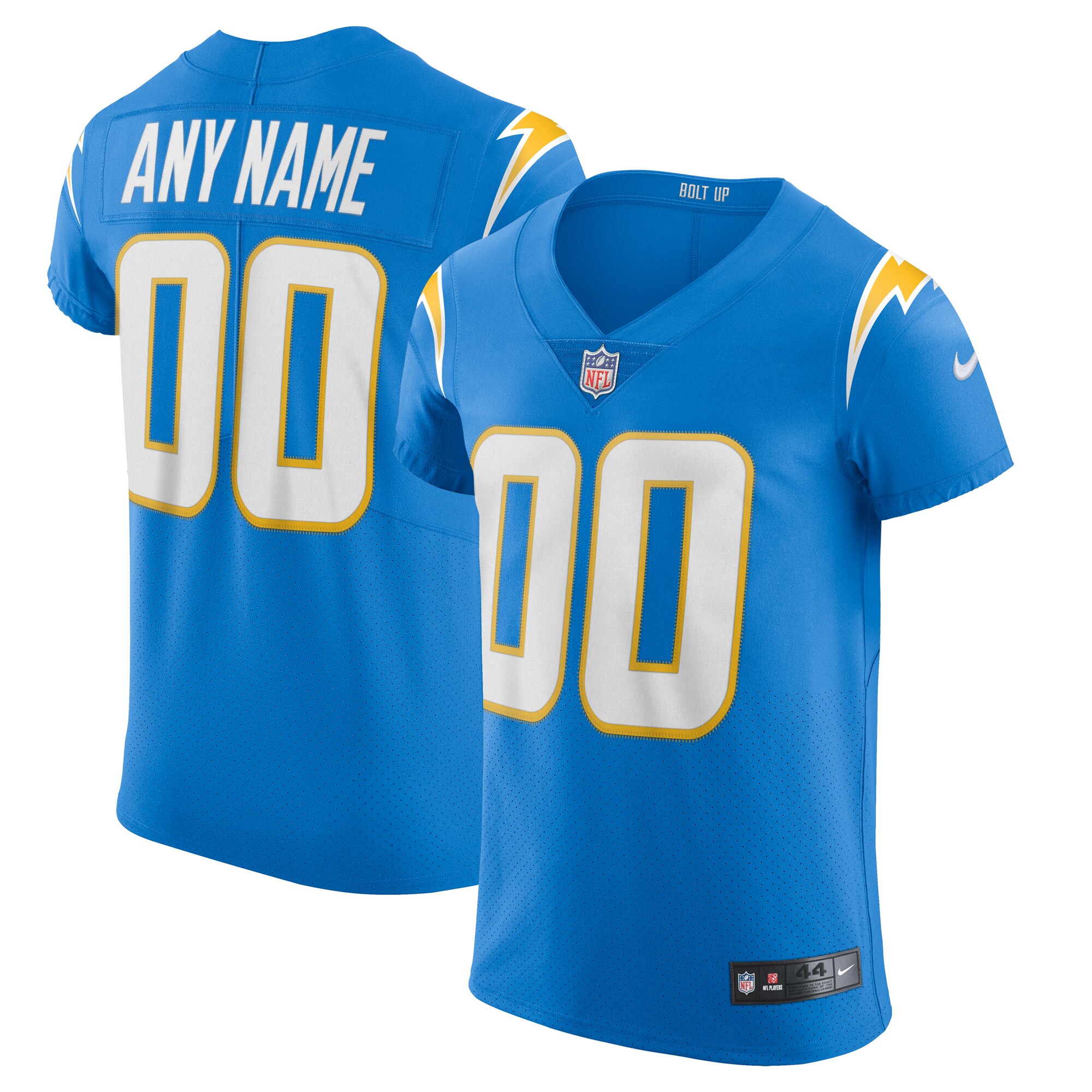 Los Angeles Chargers Vapor Elite Custom Jersey - Powder Blue cheap jerseys for sale - CheapJerseys.Shop