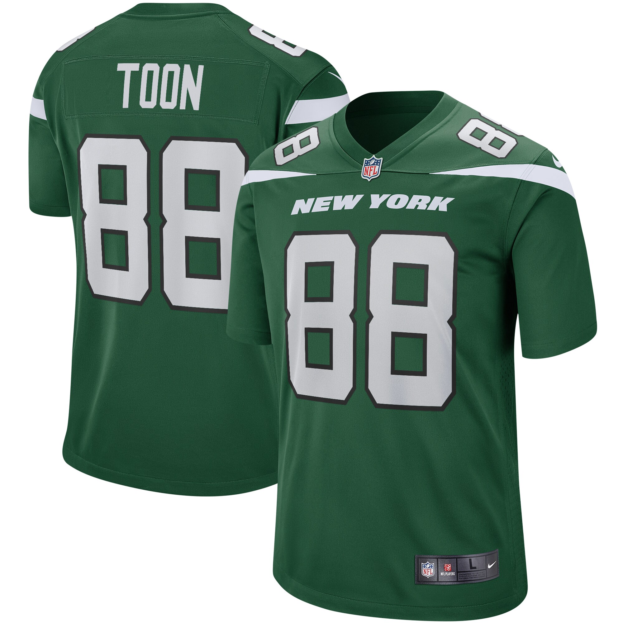 Al Toon New York Jets Game Retired Player Jersey - Gotham Green cheap jerseys for sale - CheapJerseys.Shop