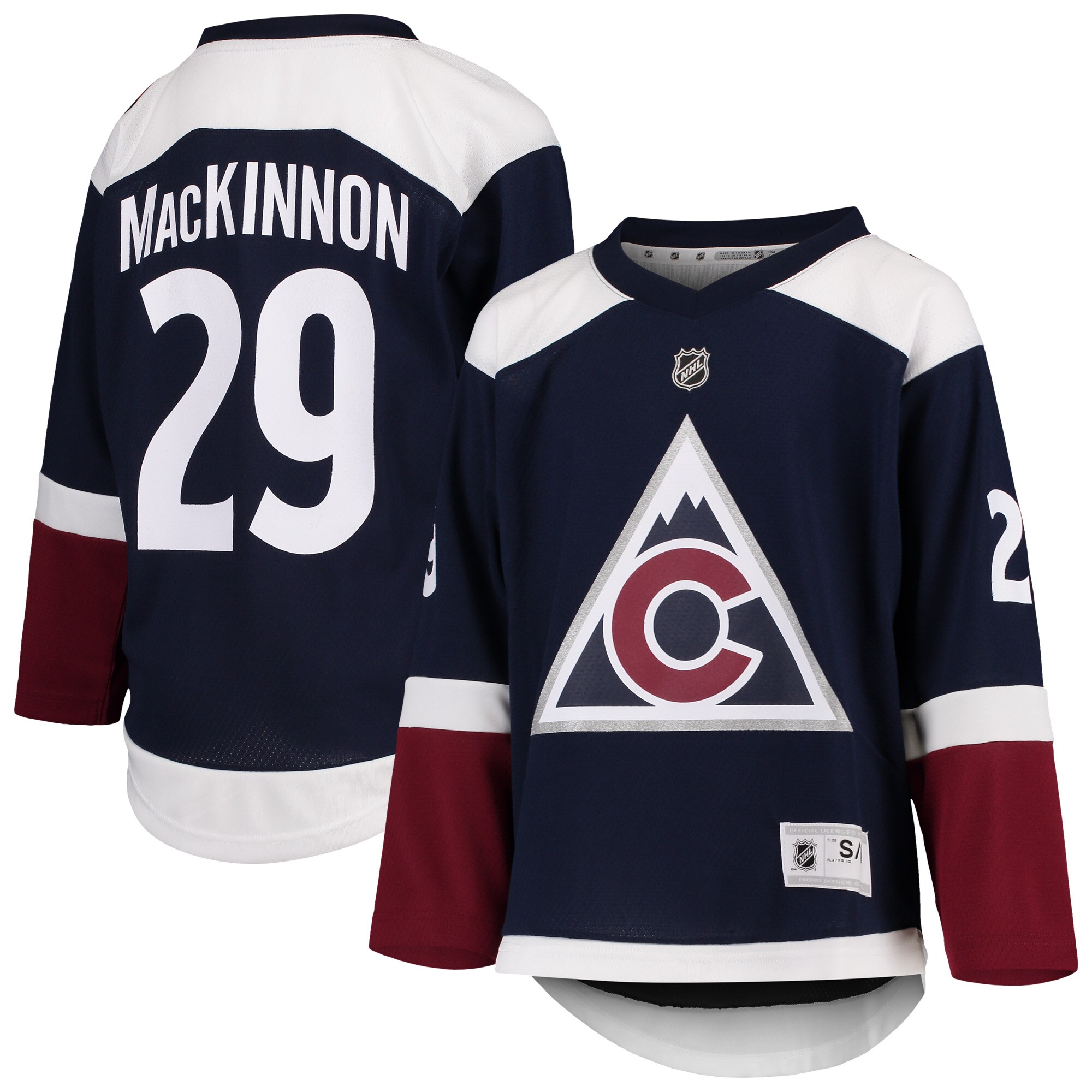 Nathan MacKinnon Colorado Avalanche Youth Alternate Replica Player Jersey - Navy cheap jerseys for sale - CheapJerseys.Shop