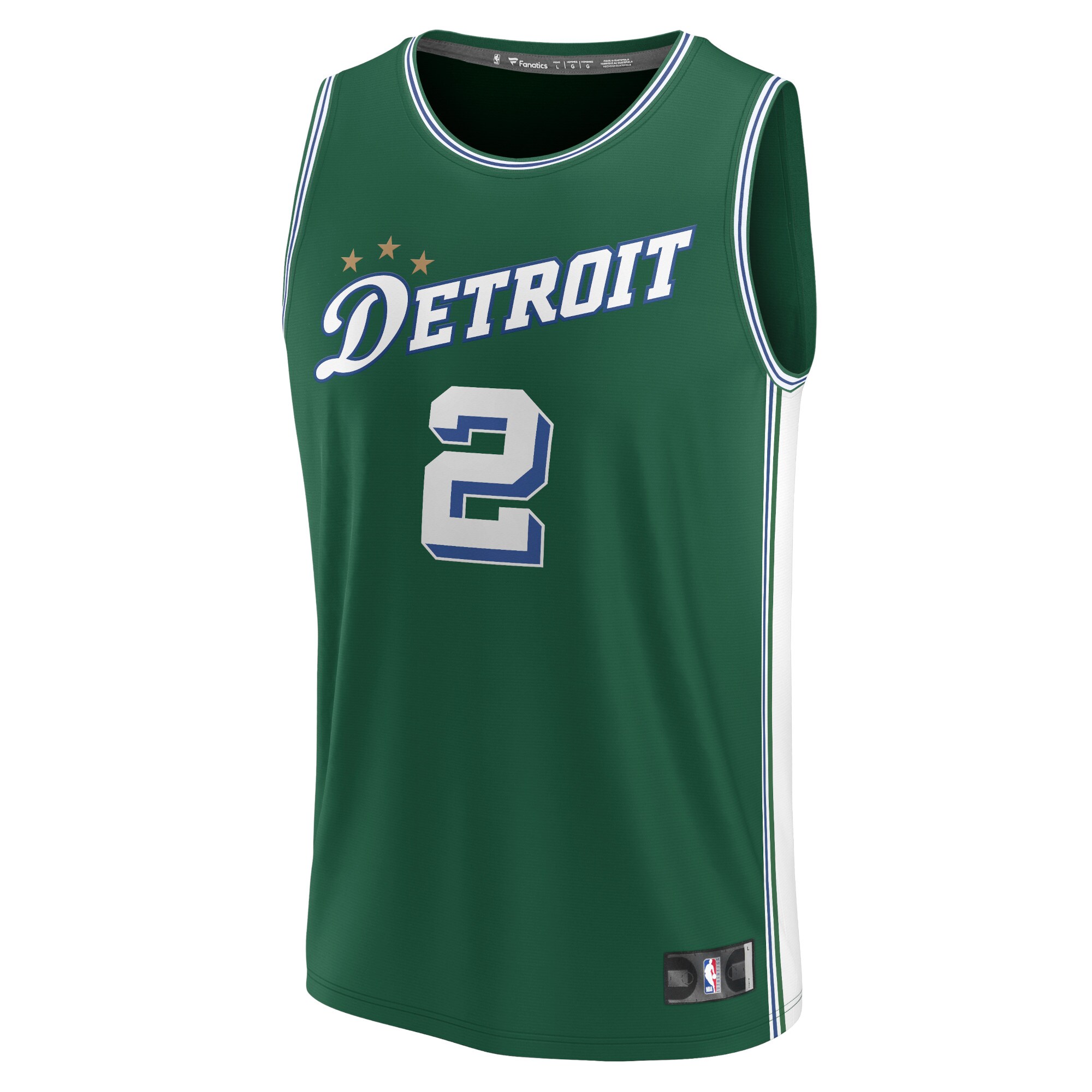 Cade Cunningham Detroit Pistons Fanatics Fastbreak Jersey - City Edition - Green cheap jerseys for sale - CheapJerseys.Shop