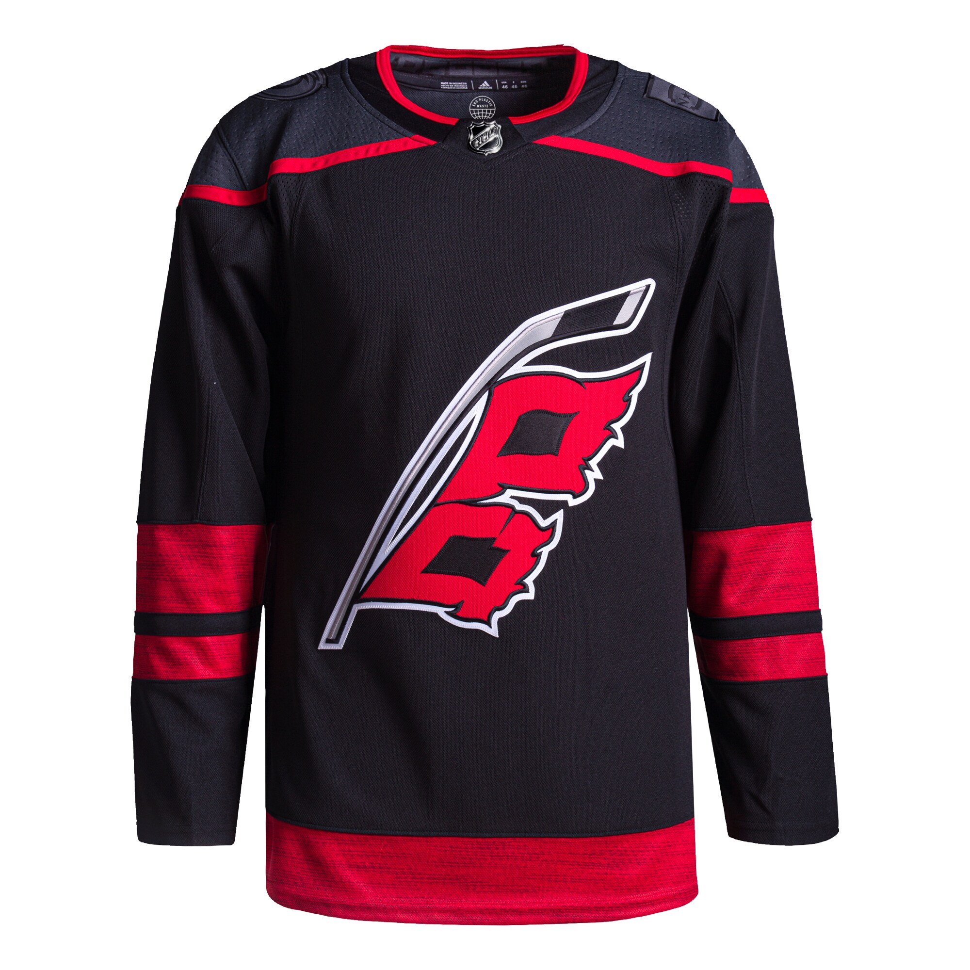 Carolina Hurricanes Home Primegreen Authentic Jersey - Black cheap jerseys for sale - CheapJerseys.Shop