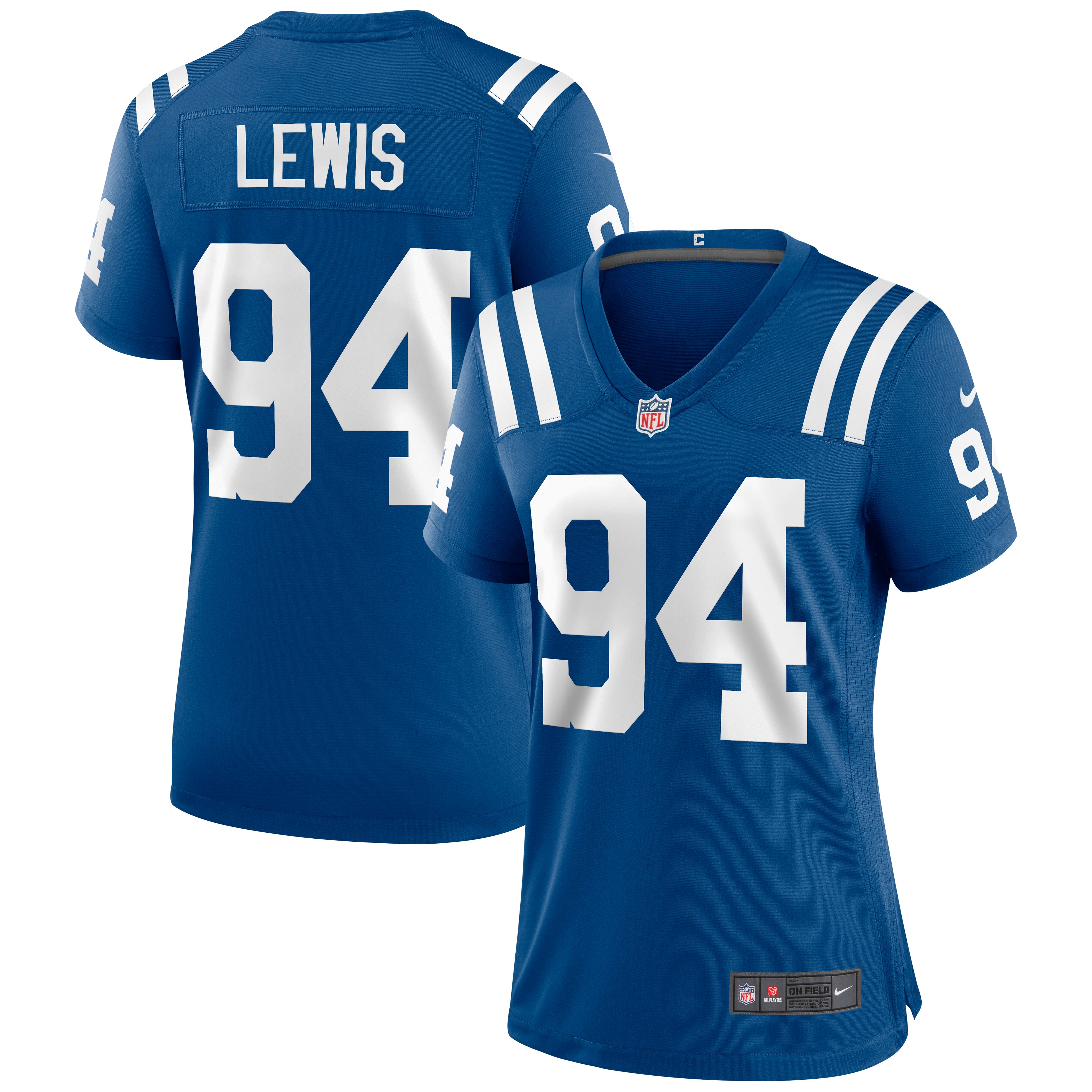 Tyquan Lewis Indianapolis Colts Women's Game Jersey - Royal cheap jerseys for sale - CheapJerseys.Shop