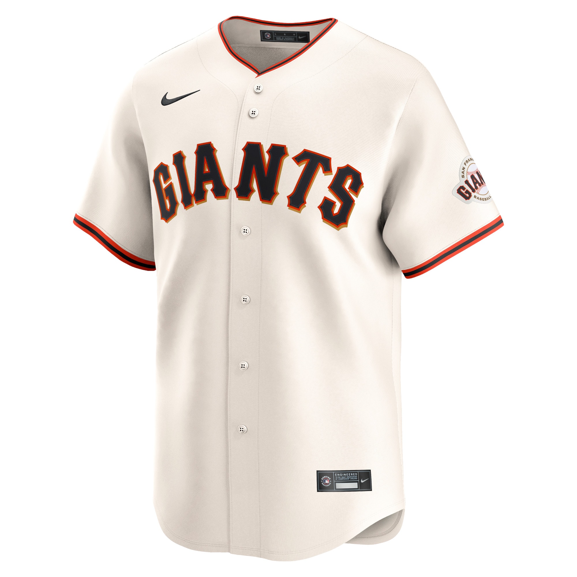 San Francisco Giants Home Limited Custom Jersey - Cream cheap jerseys for sale - CheapJerseys.Shop