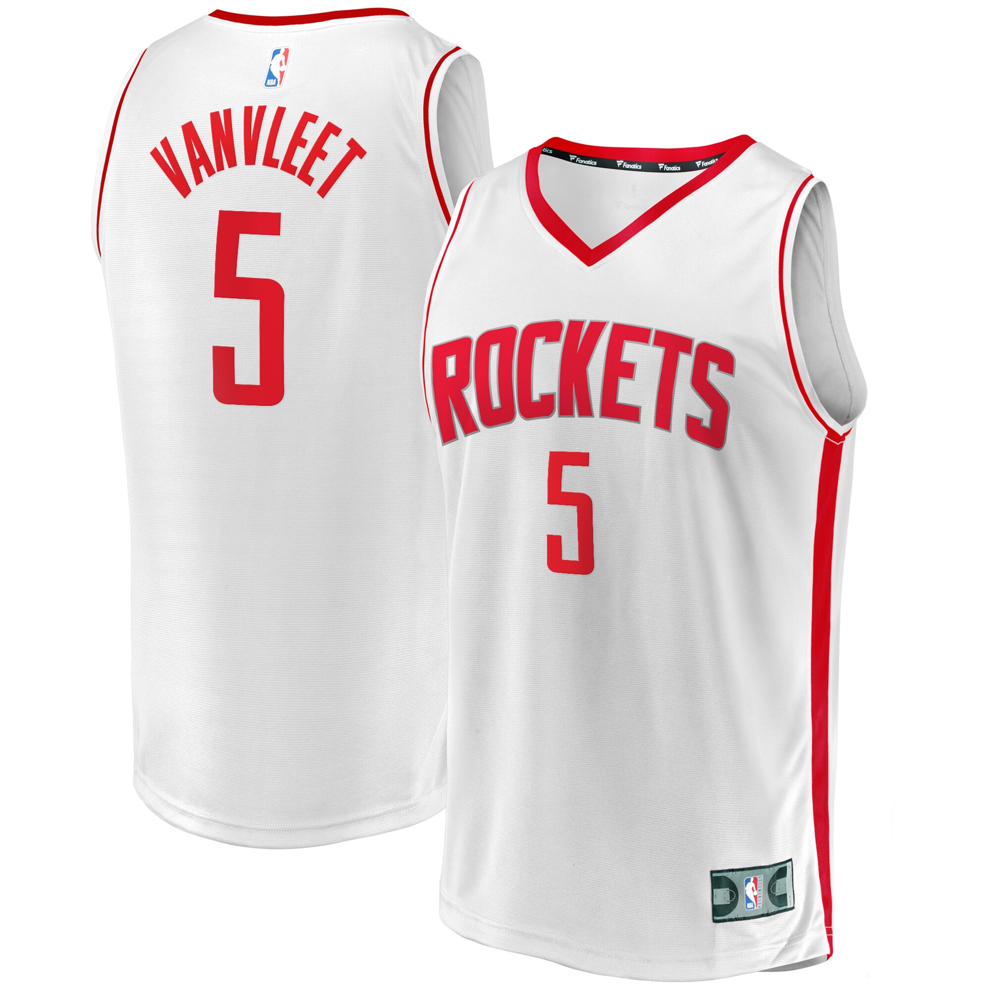 Fred VanVleet Houston Rockets Fanatics Youth Fast Break Replica Player Jersey - Association Edition - White cheap jerseys for sale - CheapJerseys.Shop