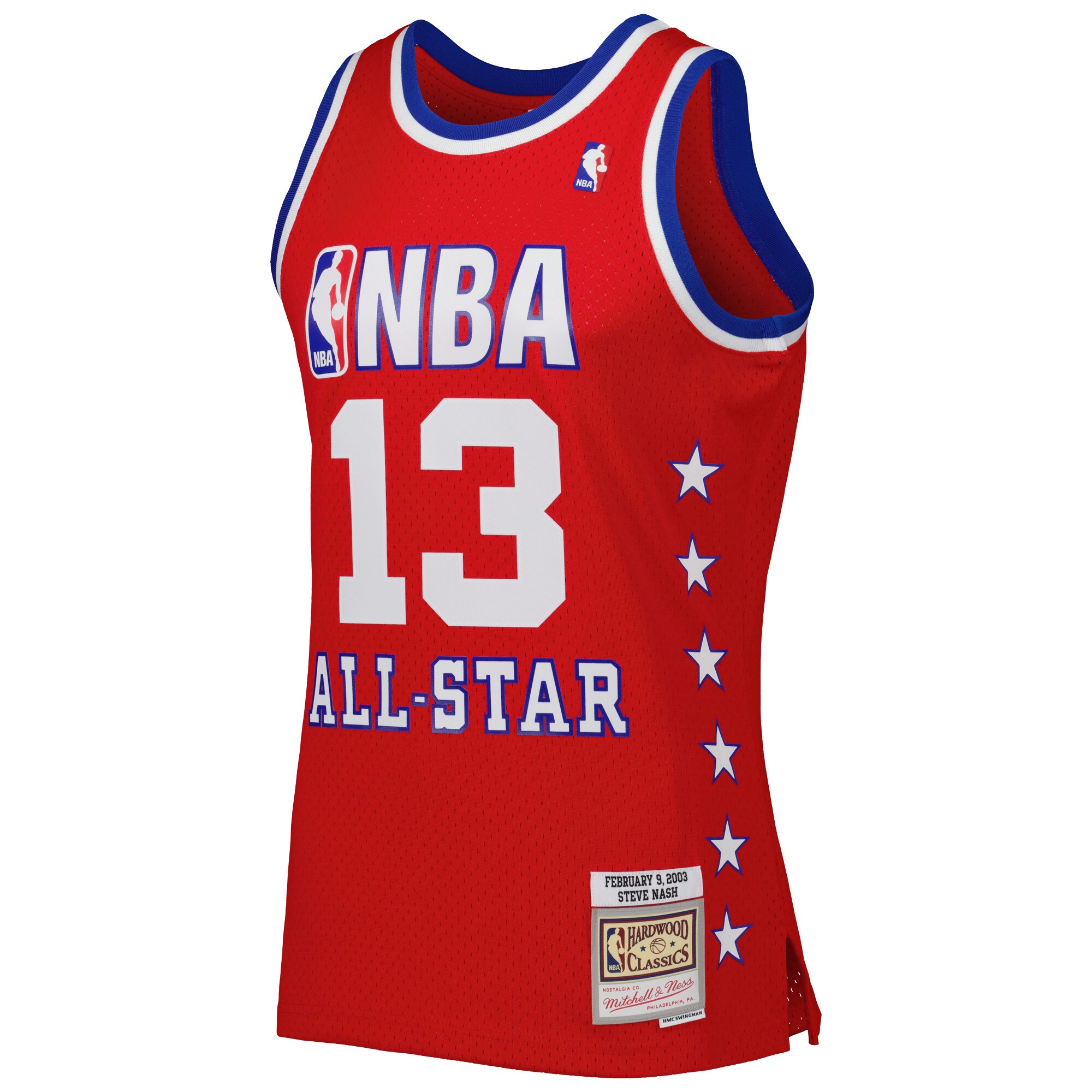 Steve Nash Western Conference Mitchell & Ness 2003 All Star Game Swingman Jersey - Red cheap jerseys for sale - CheapJerseys.Shop