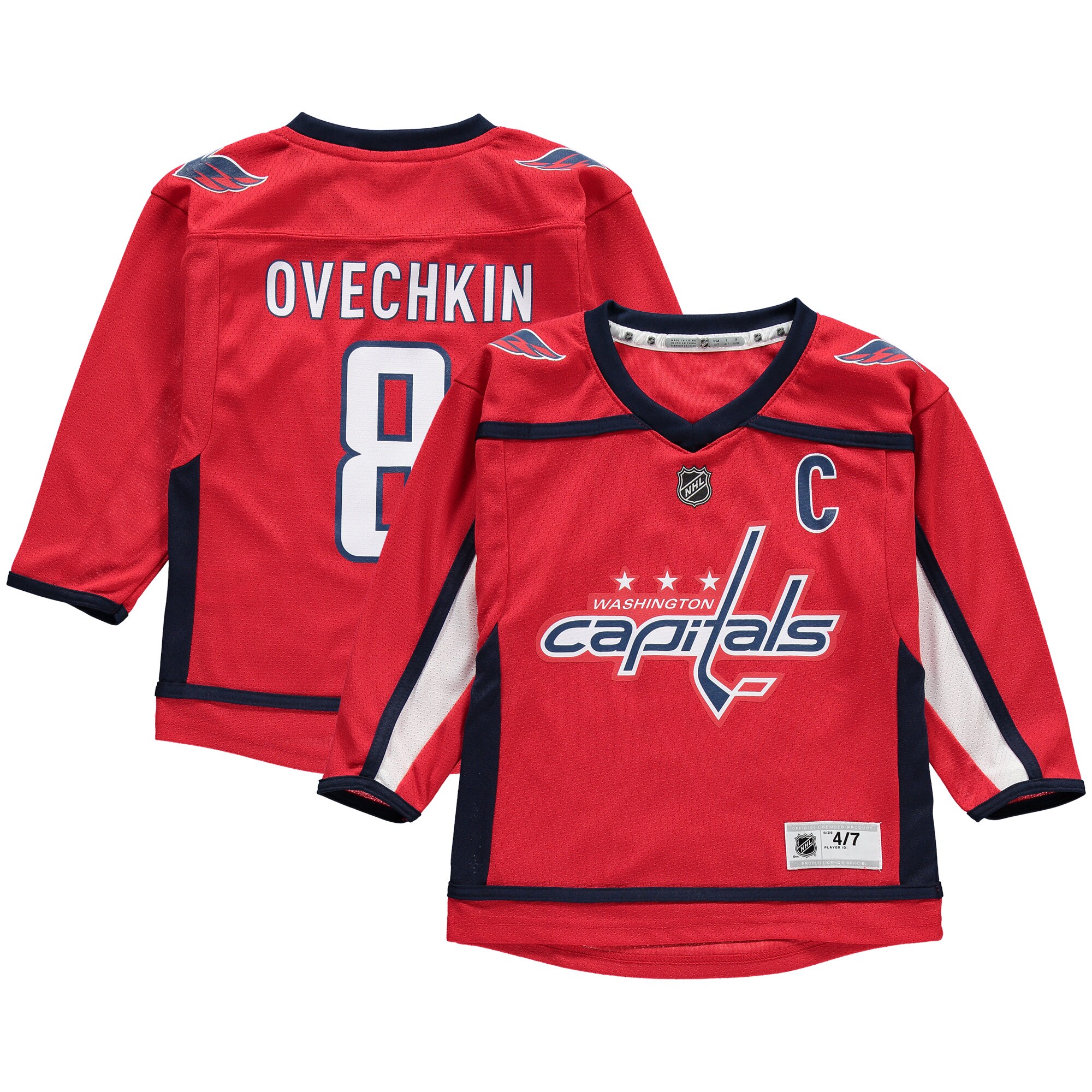 Alexander Ovechkin Washington Capitals Preschool Replica Player Jersey - Red cheap jerseys for sale - CheapJerseys.Shop