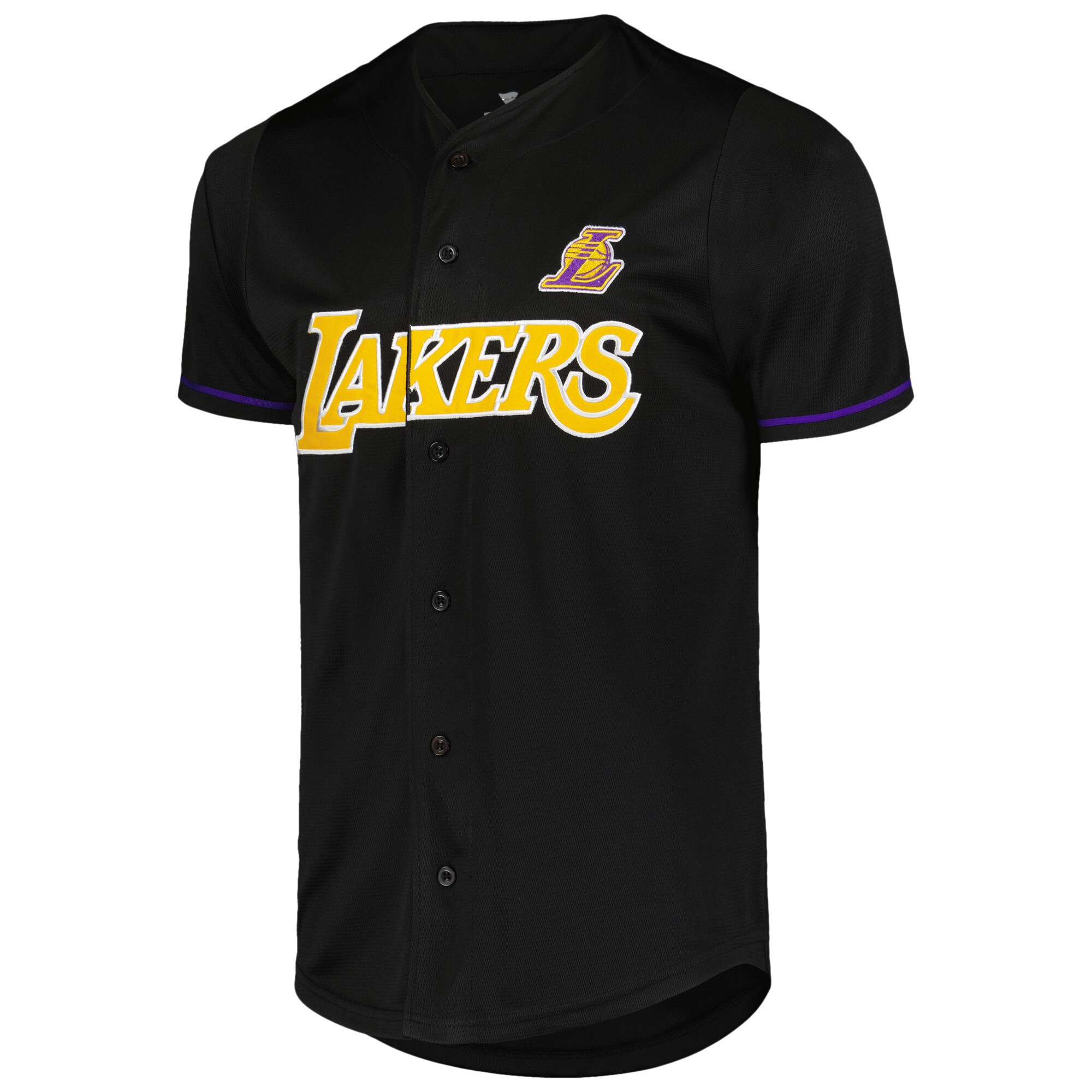 Los Angeles Lakers Fanatics Pop Baseball Jersey - Black cheap jerseys for sale - CheapJerseys.Shop