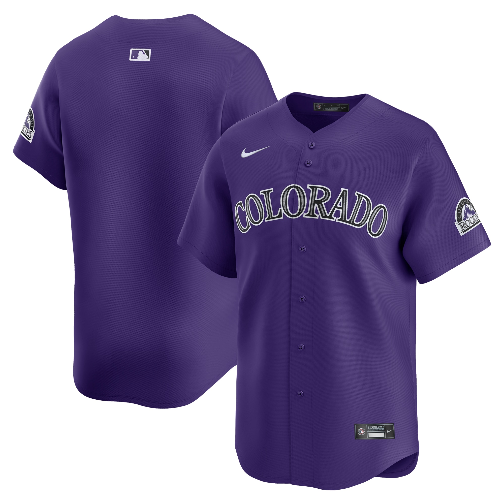 Colorado Rockies Alternate Limited Jersey\u00c2\u00a0\u00e2\u20ac\u201c Purple cheap jerseys for sale - CheapJerseys.Shop