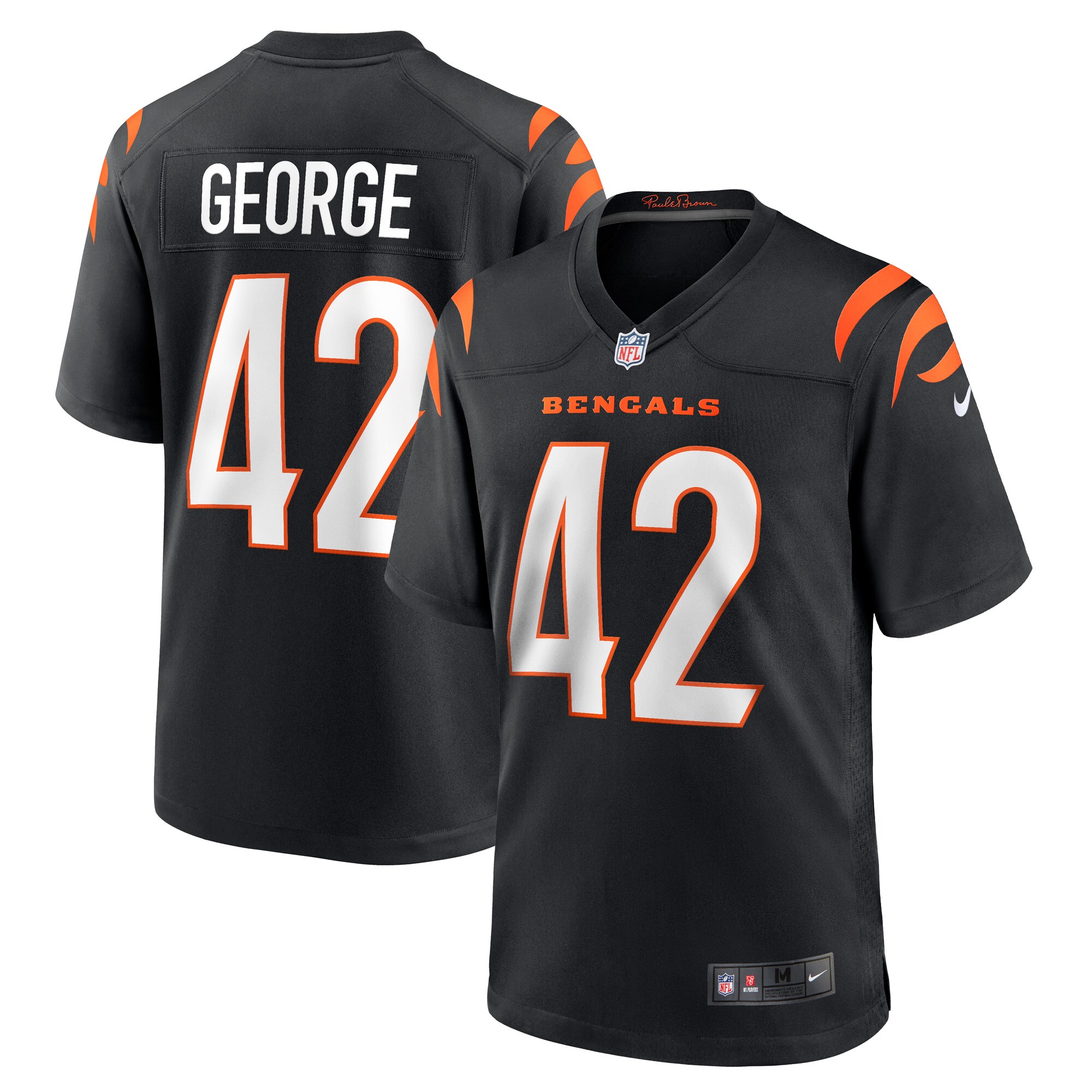 Allan George Cincinnati Bengals Game Player Jersey - Black cheap jerseys for sale - CheapJerseys.Shop