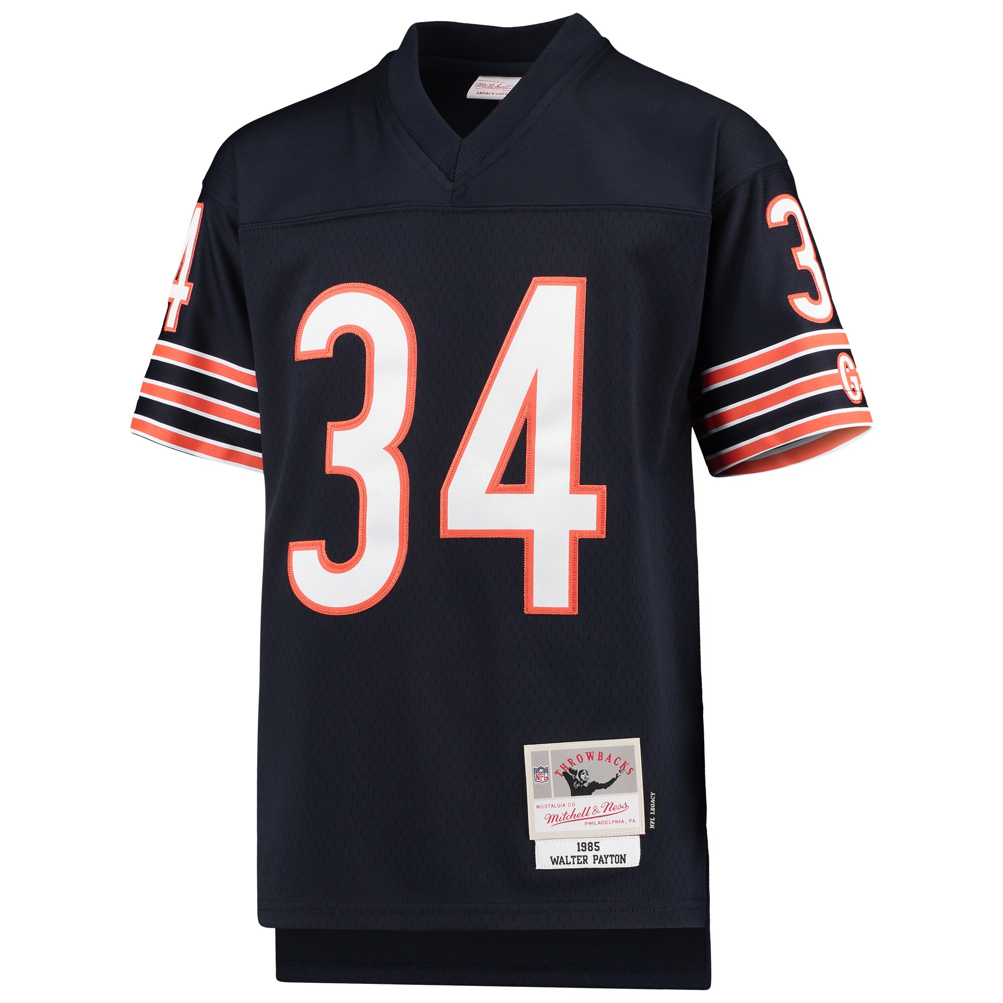 Walter Payton Chicago Bears Mitchell & Ness Youth 1985 Legacy Retired Player Jersey - Navy cheap jerseys for sale - CheapJerseys.Shop
