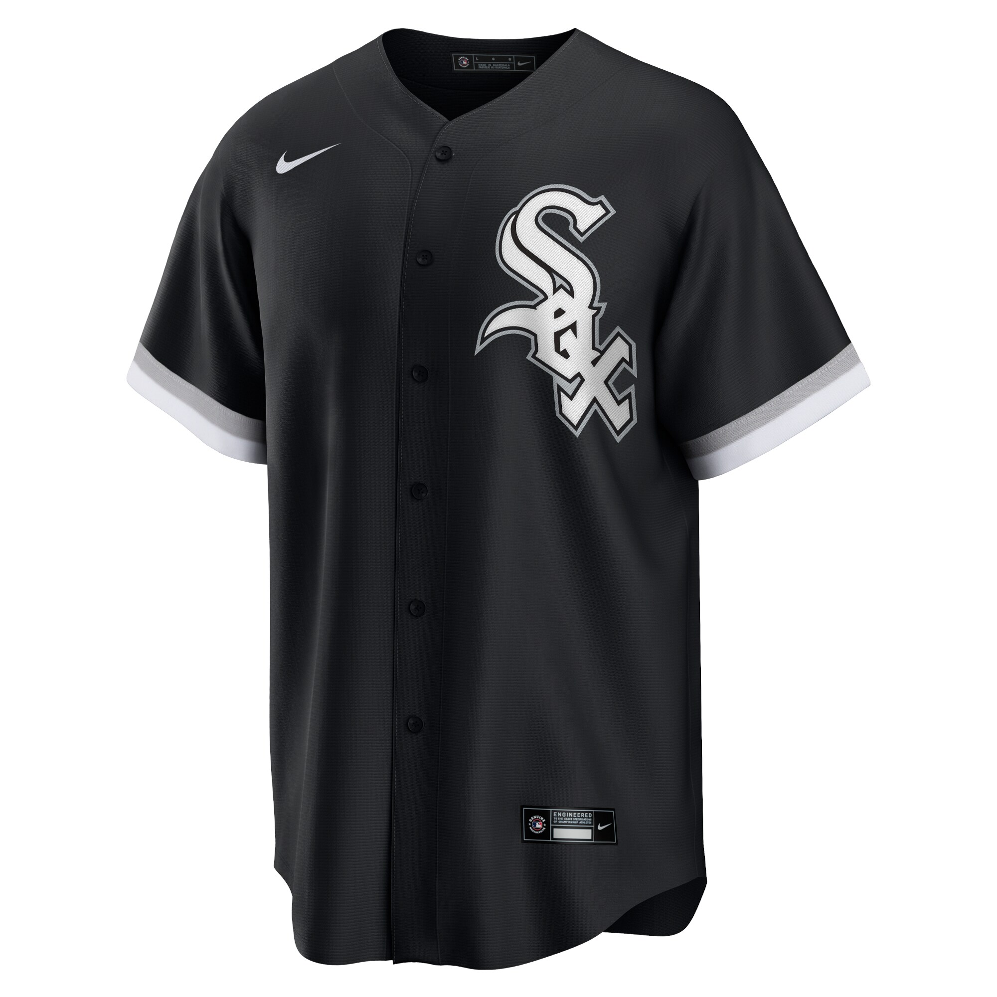 Eloy Jimenez Chicago White Sox Alternate Replica Player Name Jersey - Black cheap jerseys for sale - CheapJerseys.Shop