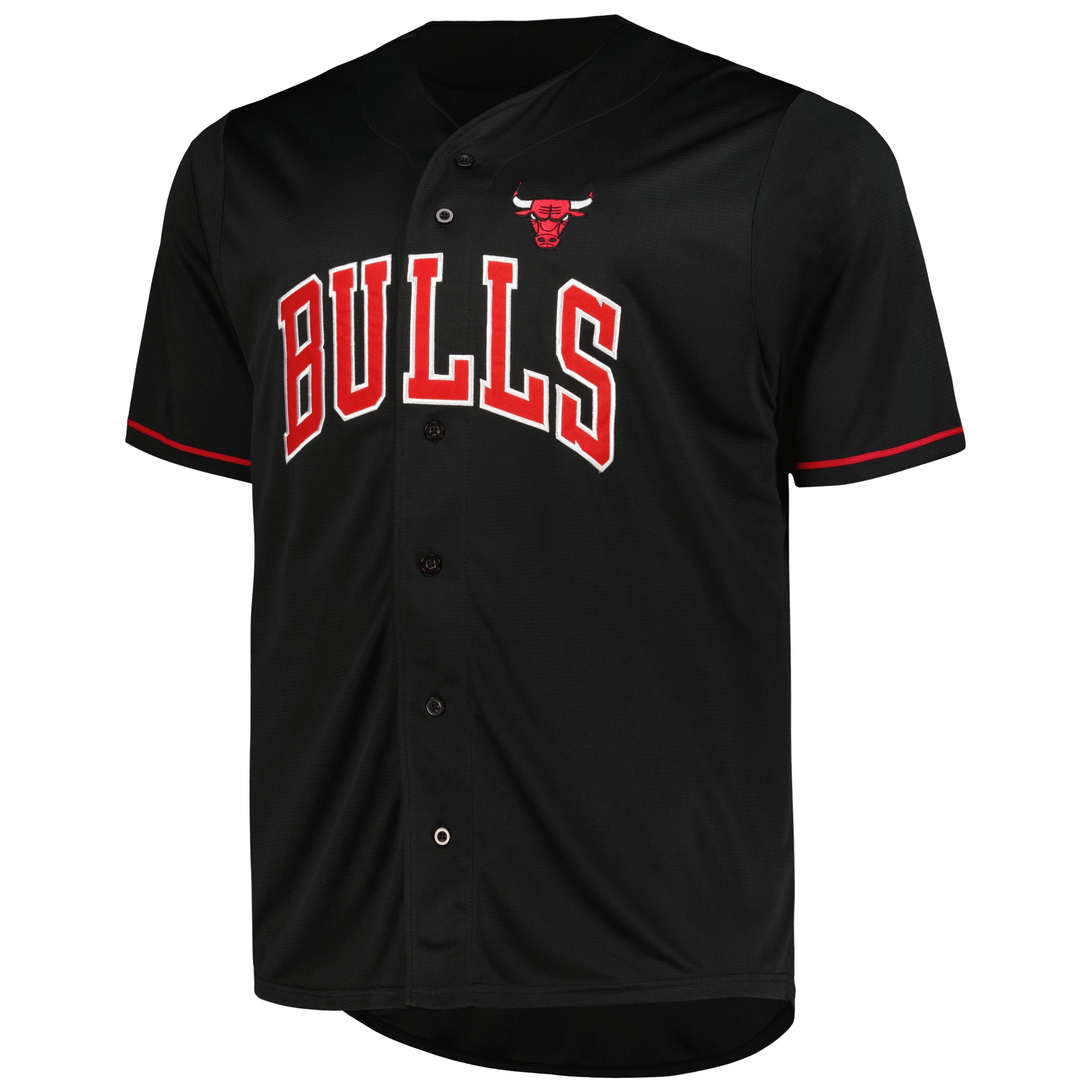 Chicago Bulls Profile Big & Tall Pop Jersey - Black cheap jerseys for sale - CheapJerseys.Shop