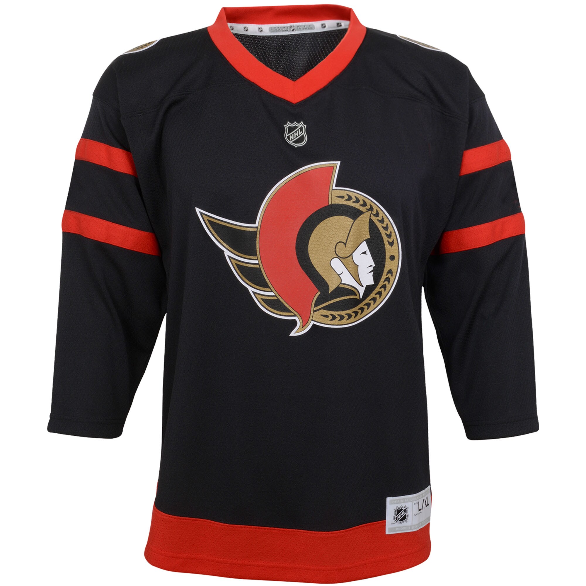 Ottawa Senators Youth Home Replica Custom Jersey - Black cheap jerseys for sale - CheapJerseys.Shop