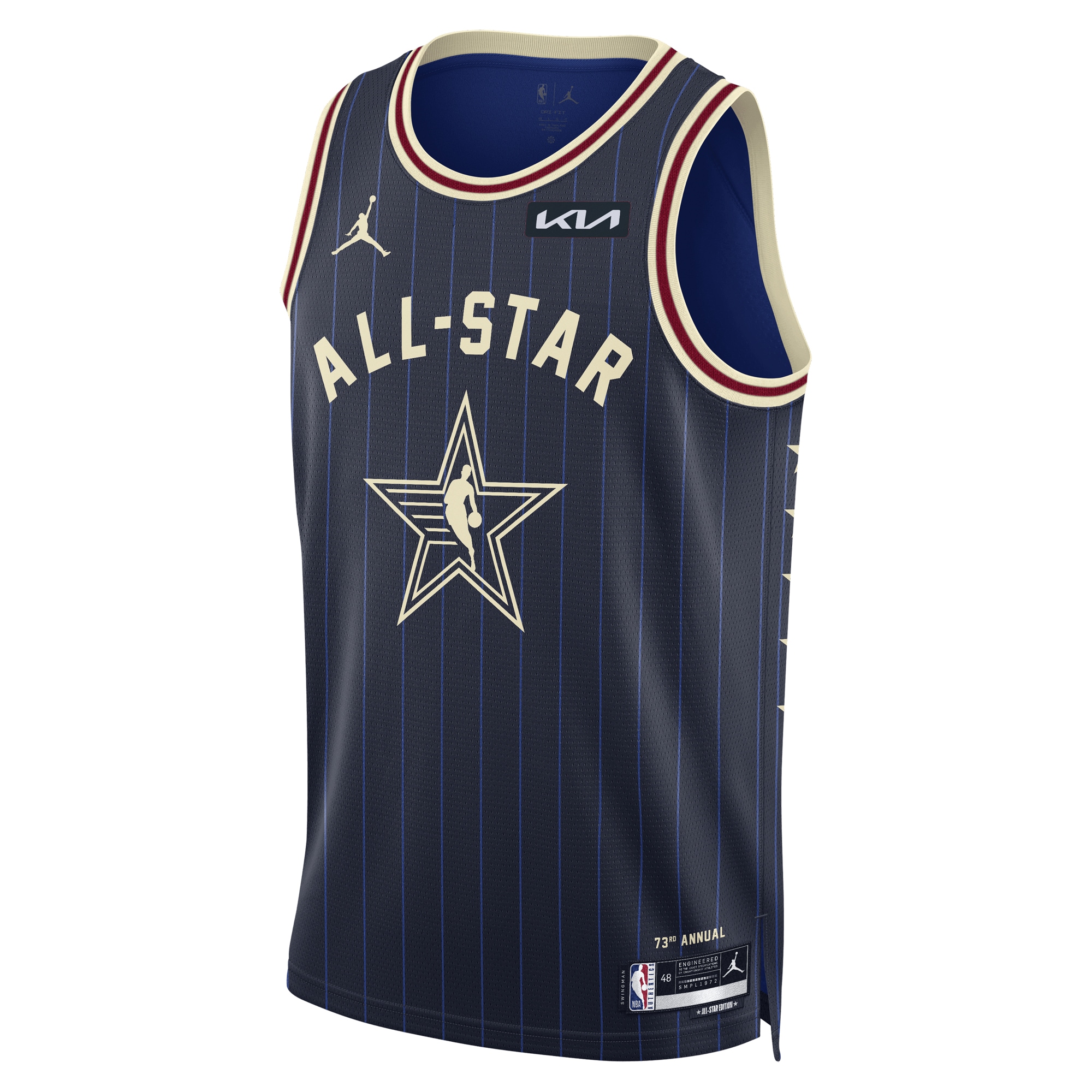 Jordan Brand Unisex 2024 All-Star Game Swingman Custom Jersey - Navy cheap jerseys for sale - CheapJerseys.Shop