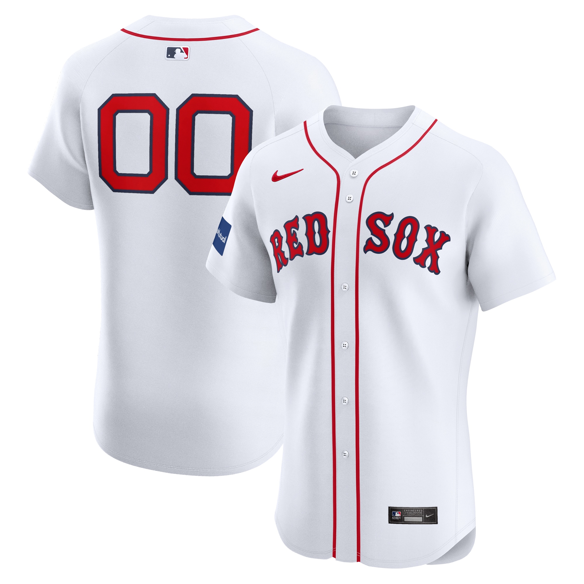 Boston Red Sox Home Elite Pick-A-Player Retired Roster Patch Jersey - White cheap jerseys for sale - CheapJerseys.Shop