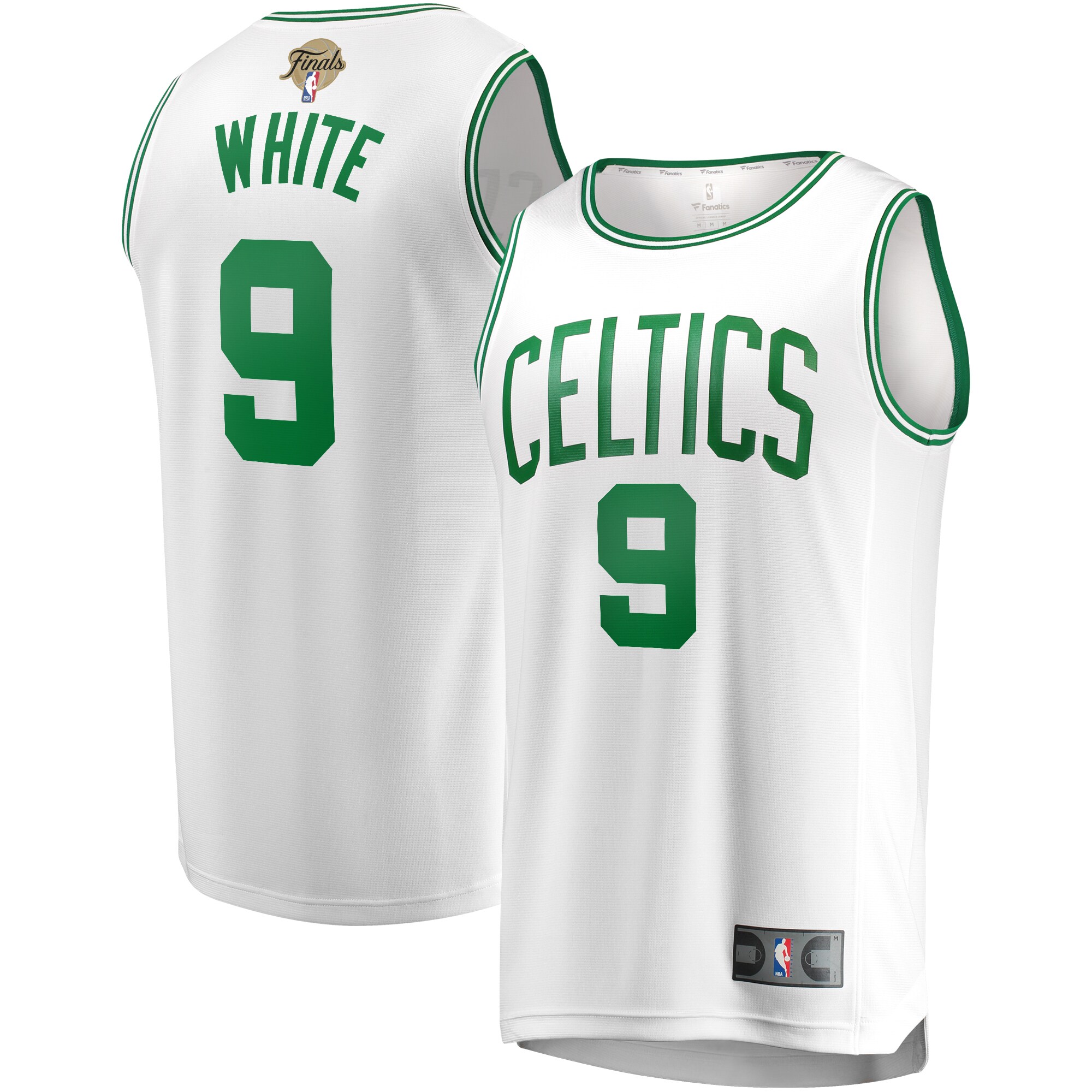 Derrick White Boston Celtics Fanatics 2024 Finals Fast Break Replica Player Jersey - Association Edition - White cheap jerseys for sale - CheapJerseys.Shop