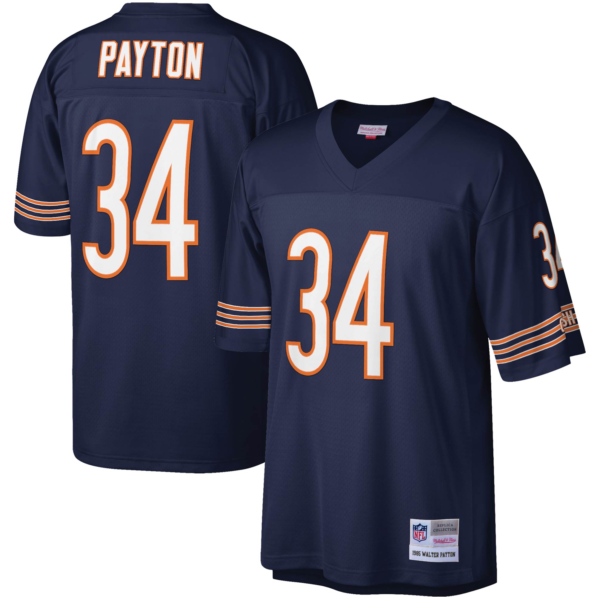 Walter Payton Chicago Bears Mitchell & Ness Legacy Replica Jersey - Navy cheap jerseys for sale - CheapJerseys.Shop