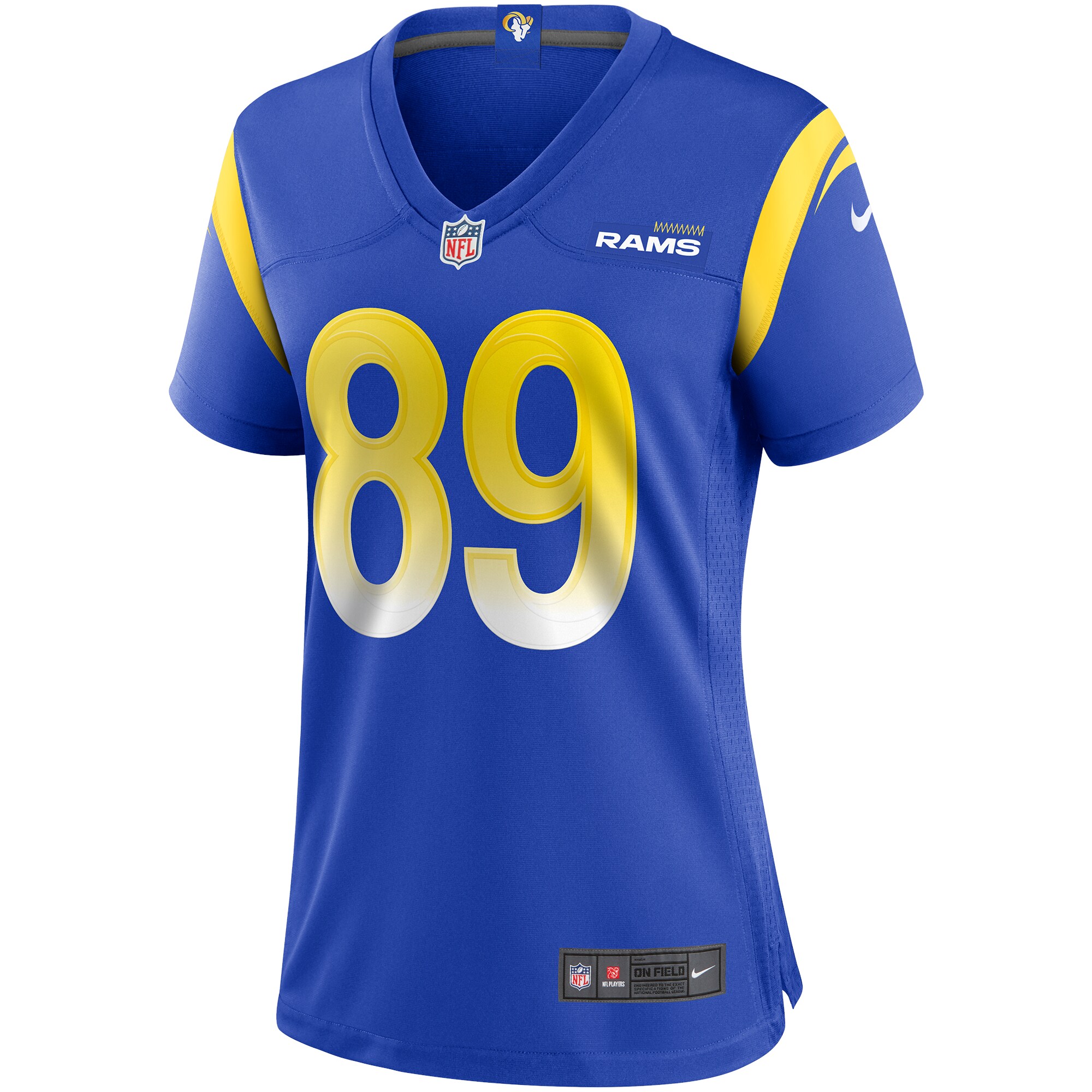 Tyler Higbee Los Angeles Rams Women's Game Player Jersey - Royal cheap jerseys for sale - CheapJerseys.Shop